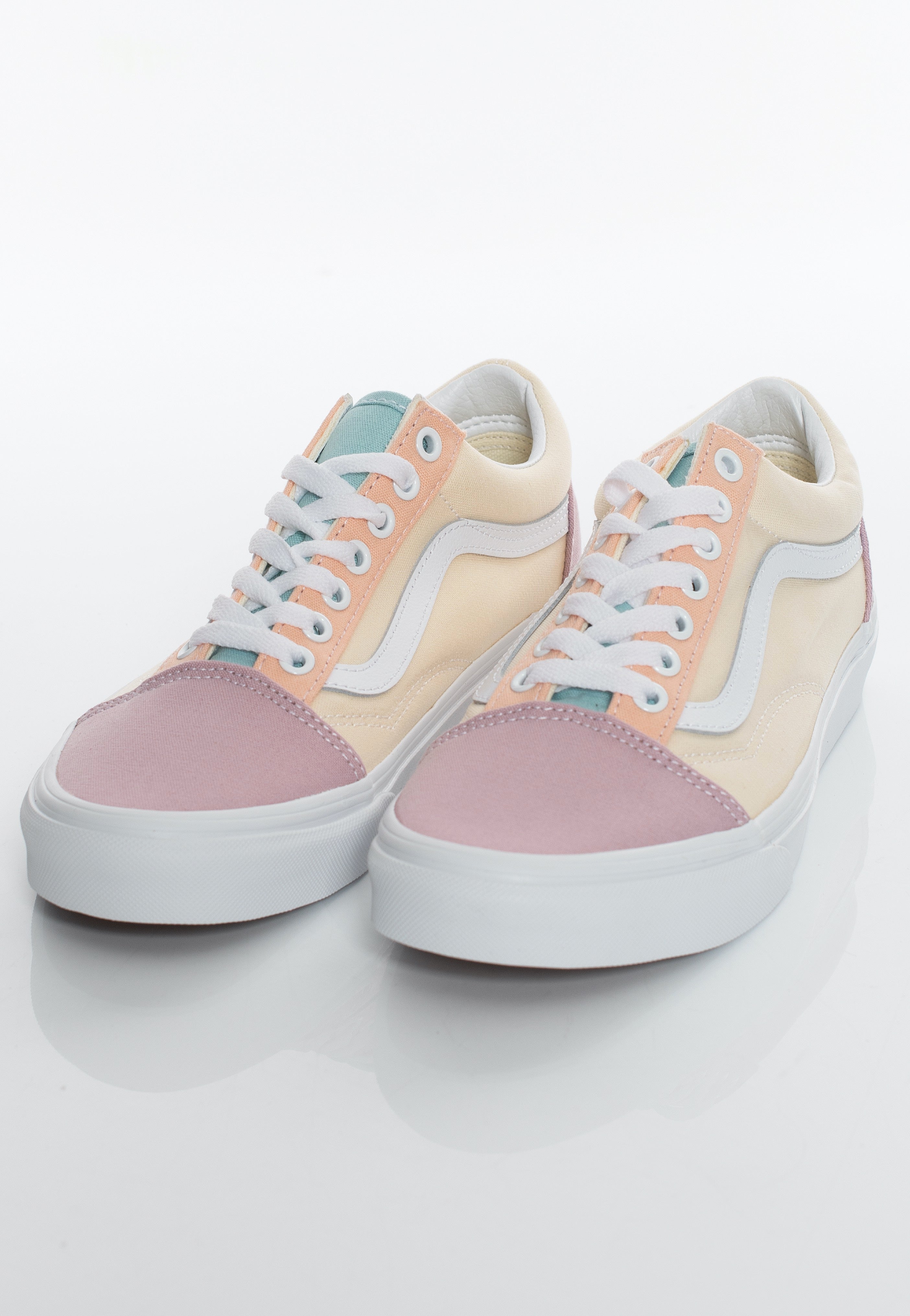 Vans - Old Skool Pastel Block Multi/True White - Girl Shoes Brand New Unisex Cheap Online