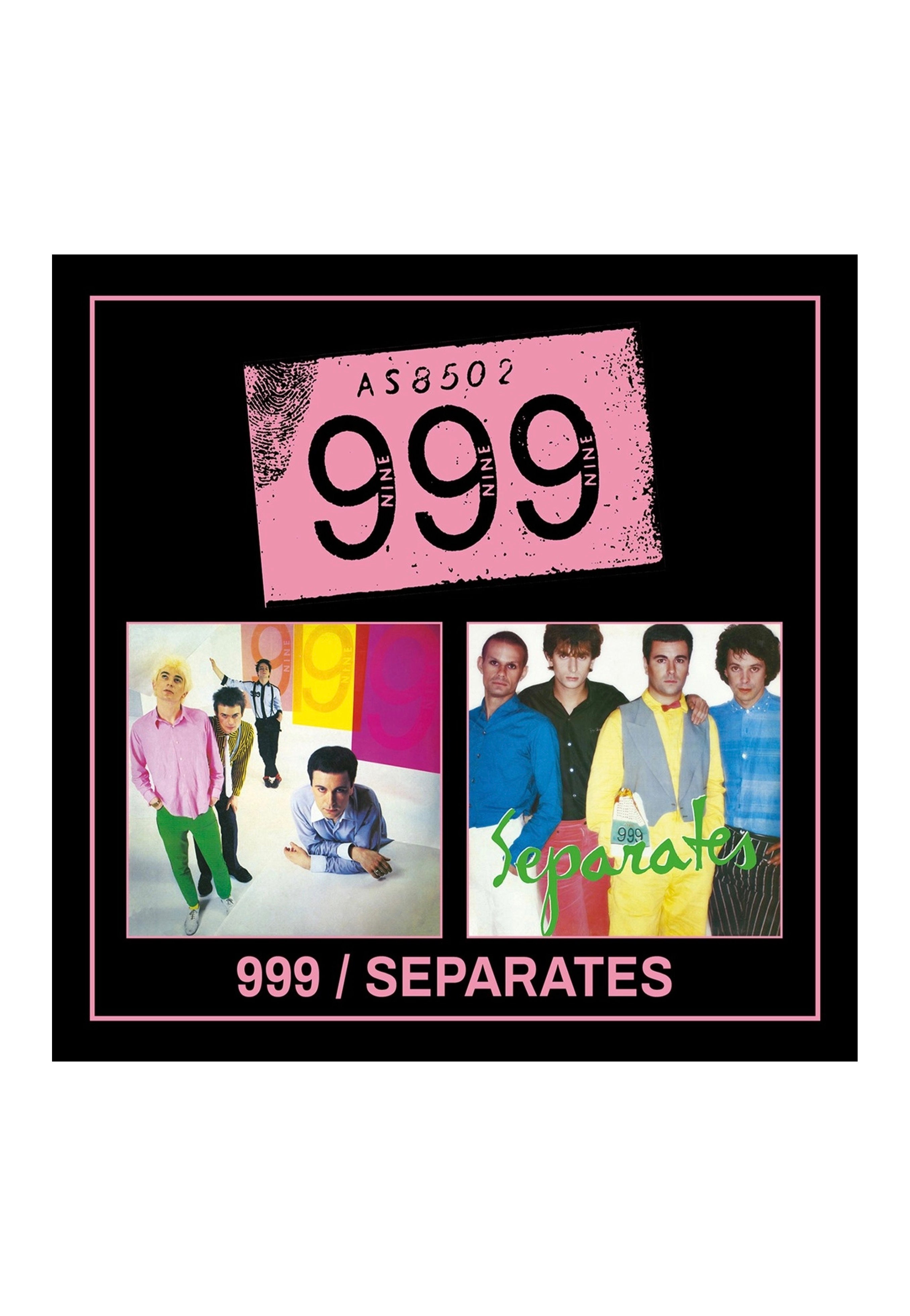 999 - 999 / Seperates - Digipak 2 CD Manchester Great Sale Cheap Pice