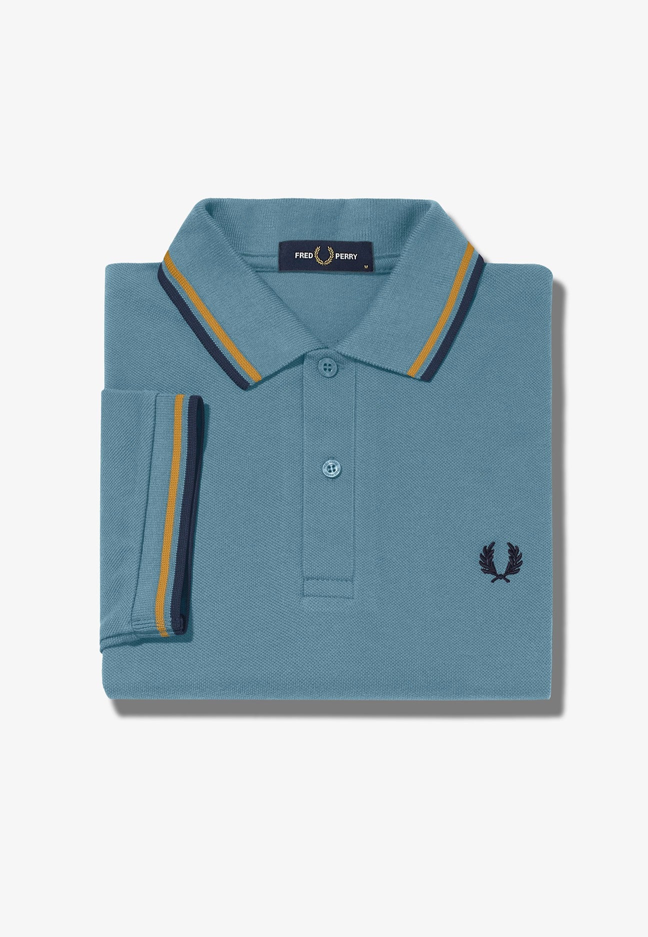 Fred Perry - Twin Tipped Ablue/Ghour/Navy - Polo 2025 Sale Online