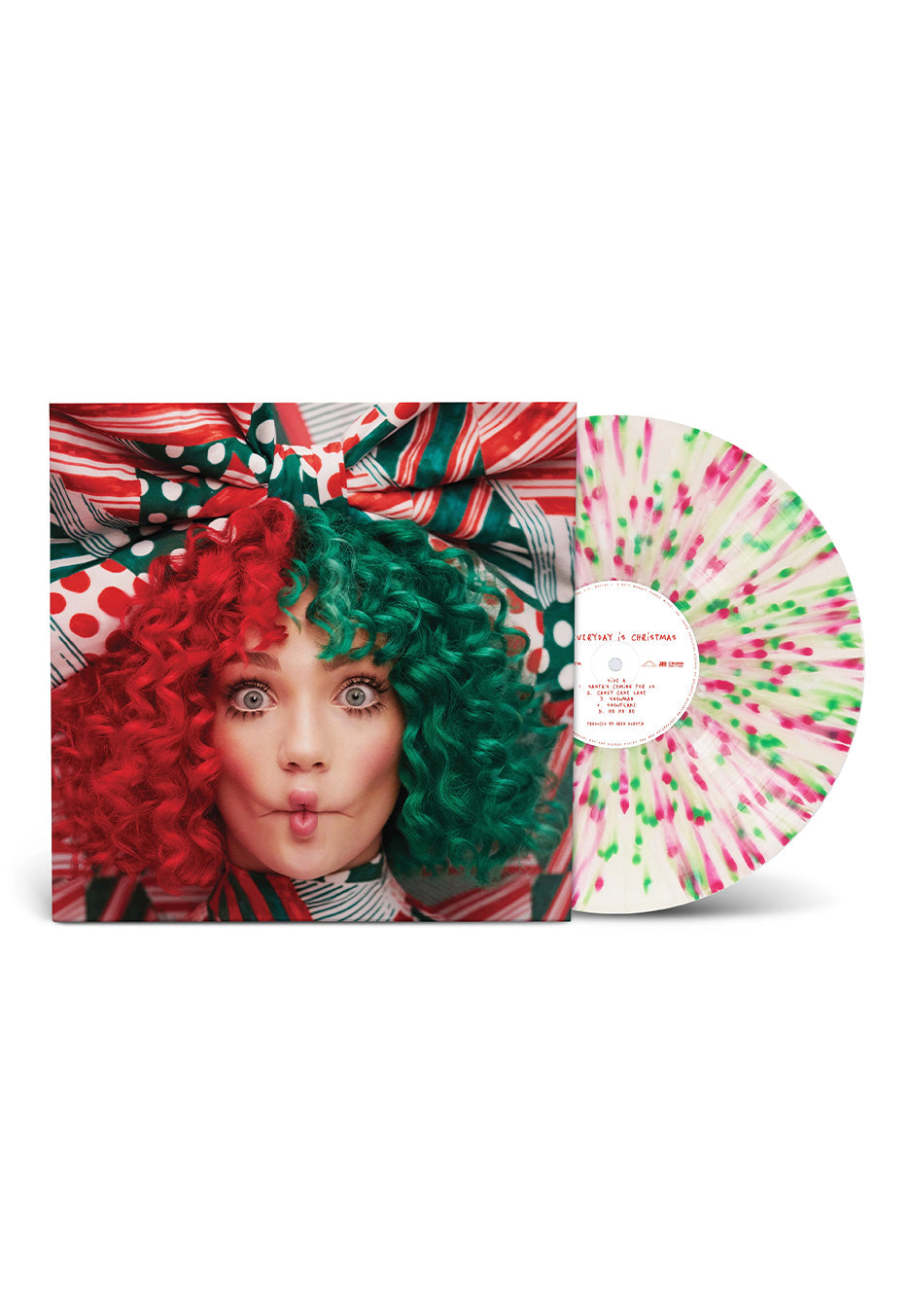 Sia - Everyday Is Christmas Peppermint w/ Red/White/Green - Splattered Vinyl Online Online Clearance