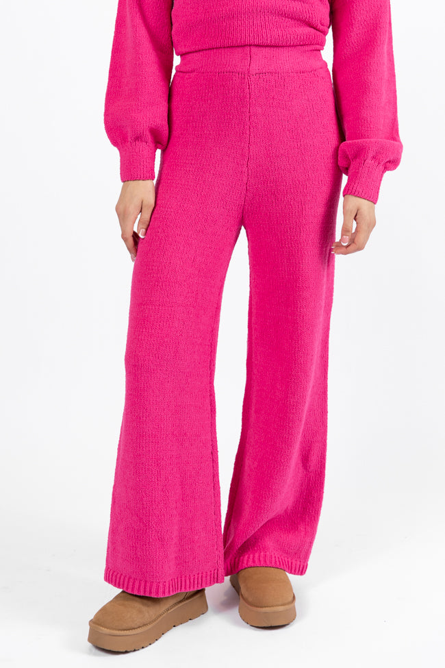 Cozy For Keeps Hot Pink Lounge Pants SALE Outlet Low Pice