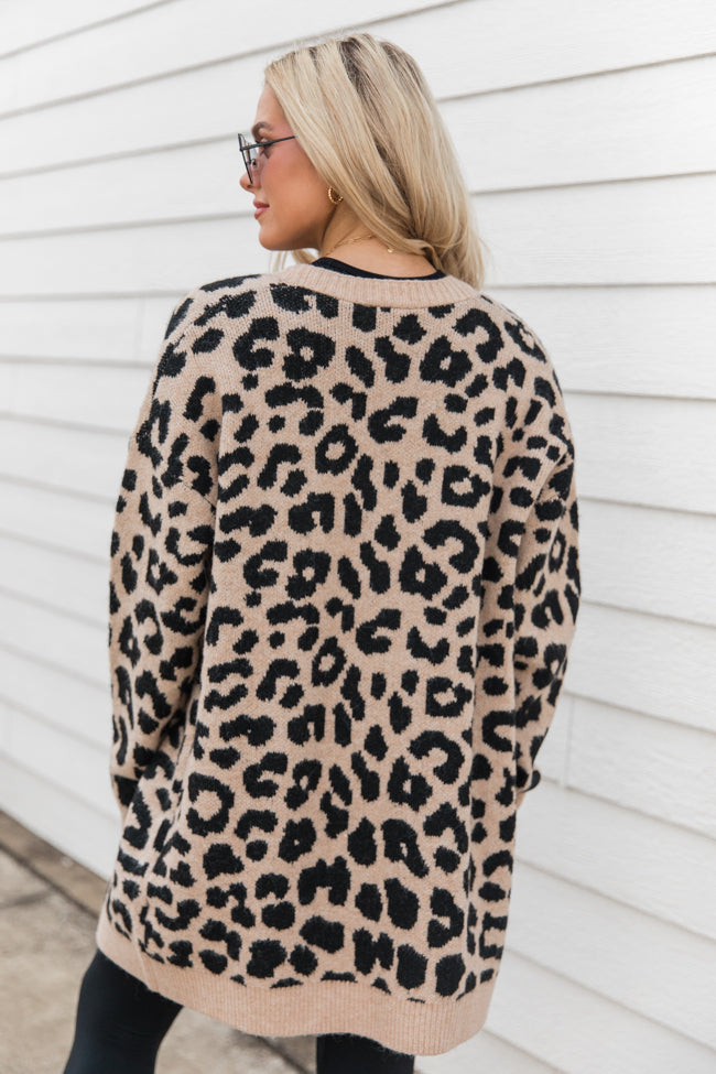 Animal Instincts Leopard Cardigan Buy Online Cheap Pice