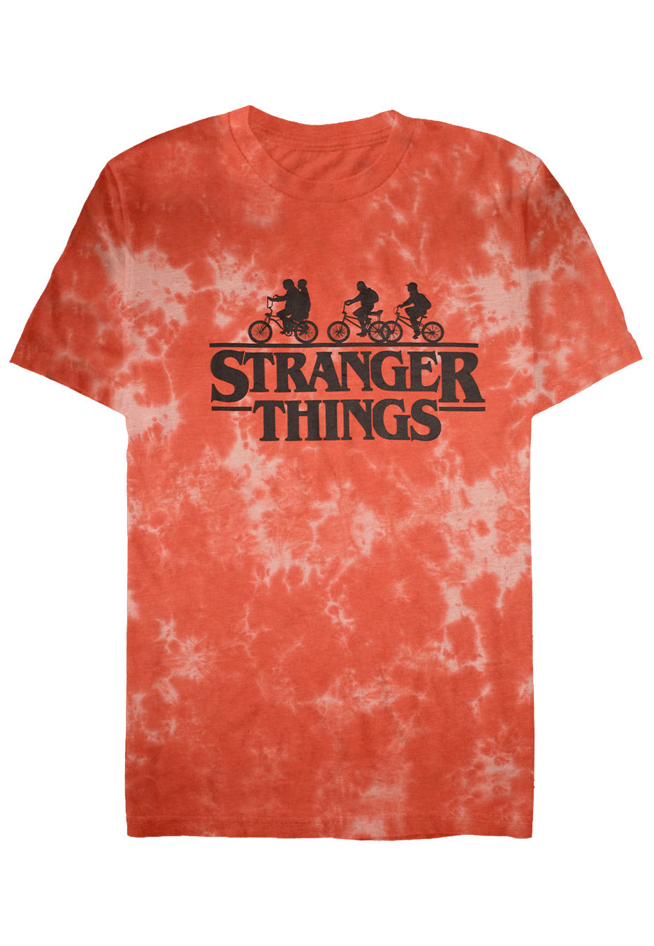 Stranger Things - Bike Silhouette Red Acid Wash - T-Shirt Marketable For Sale