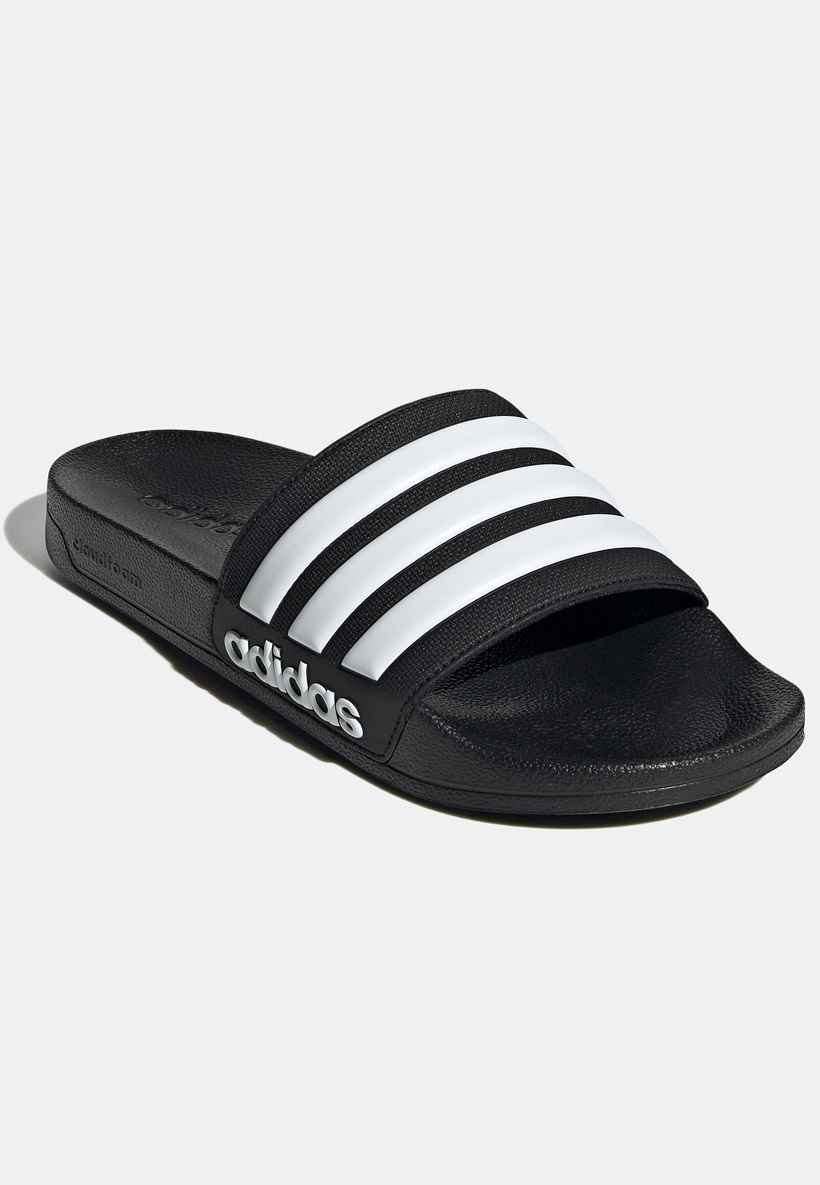 Adidas - Adilette Shower Cblack/Ftwwht/Cblack - Slides Free Shipping Pay With Visa