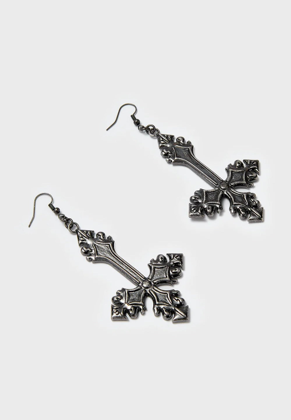 Killstar - Crossed Fates Silver - Earrings Online For Sale