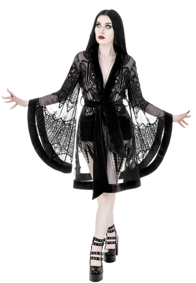 Restyle - Cathedralis Sheer Black - Cloak Buy Cheap With Credit Card