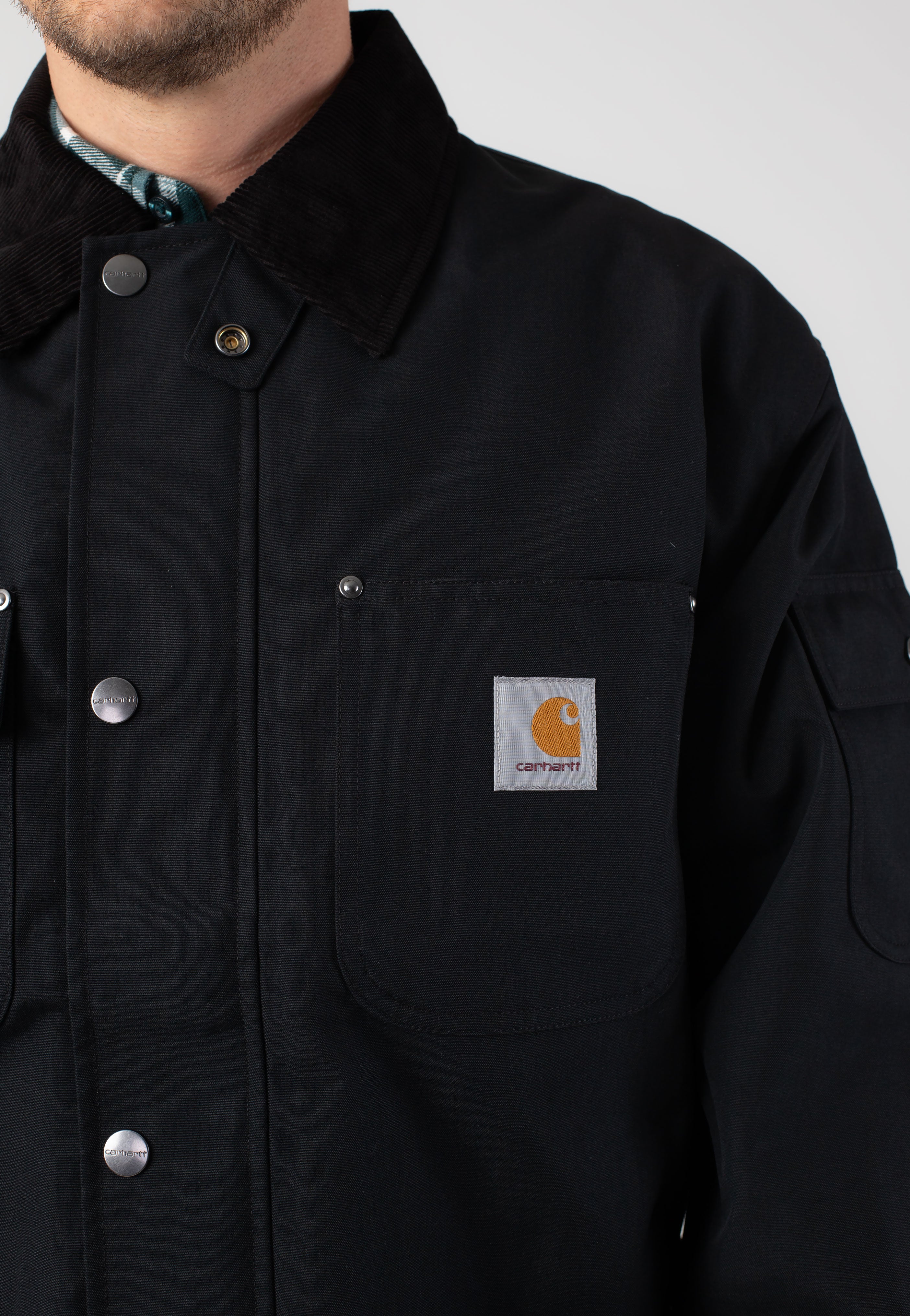 Carhartt WIP - Clapton Black/Black - Jacket Cheap Sale Inexpensive