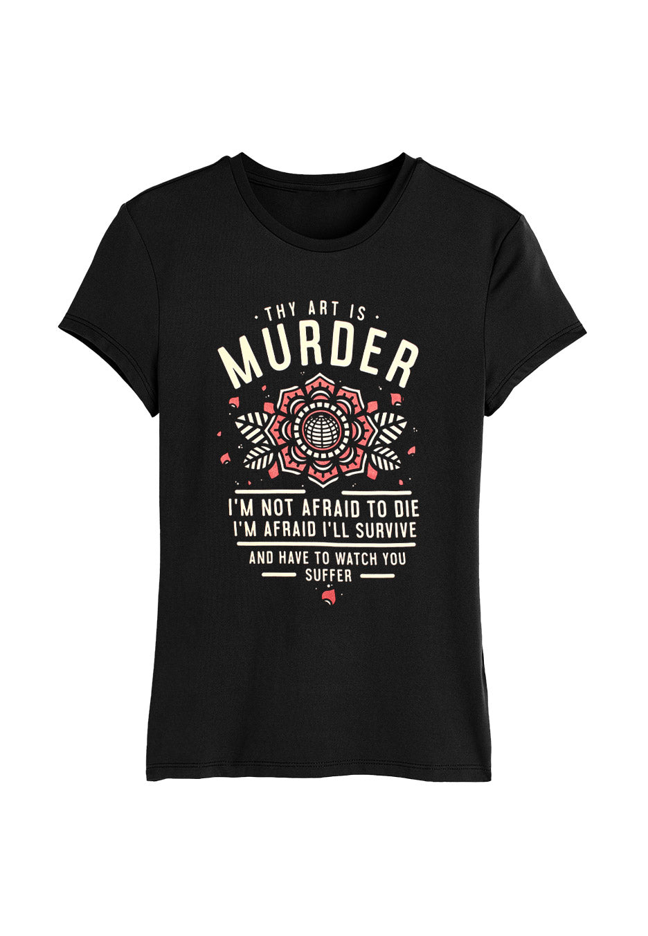 Thy Art Is Murder - Not Afraid Extended Shoulder - Girly Grey Outlet Store Online