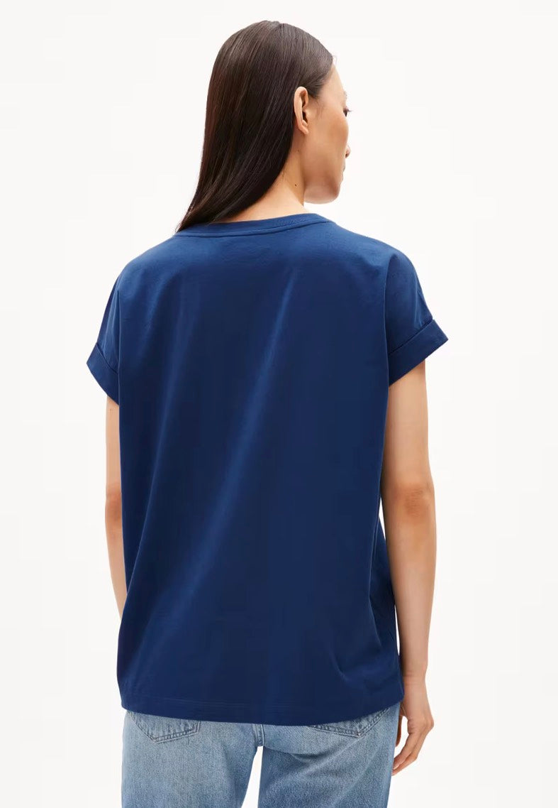 Armedangels - Idaara Faded Indigo - T-Shirt Clearance Inexpensive