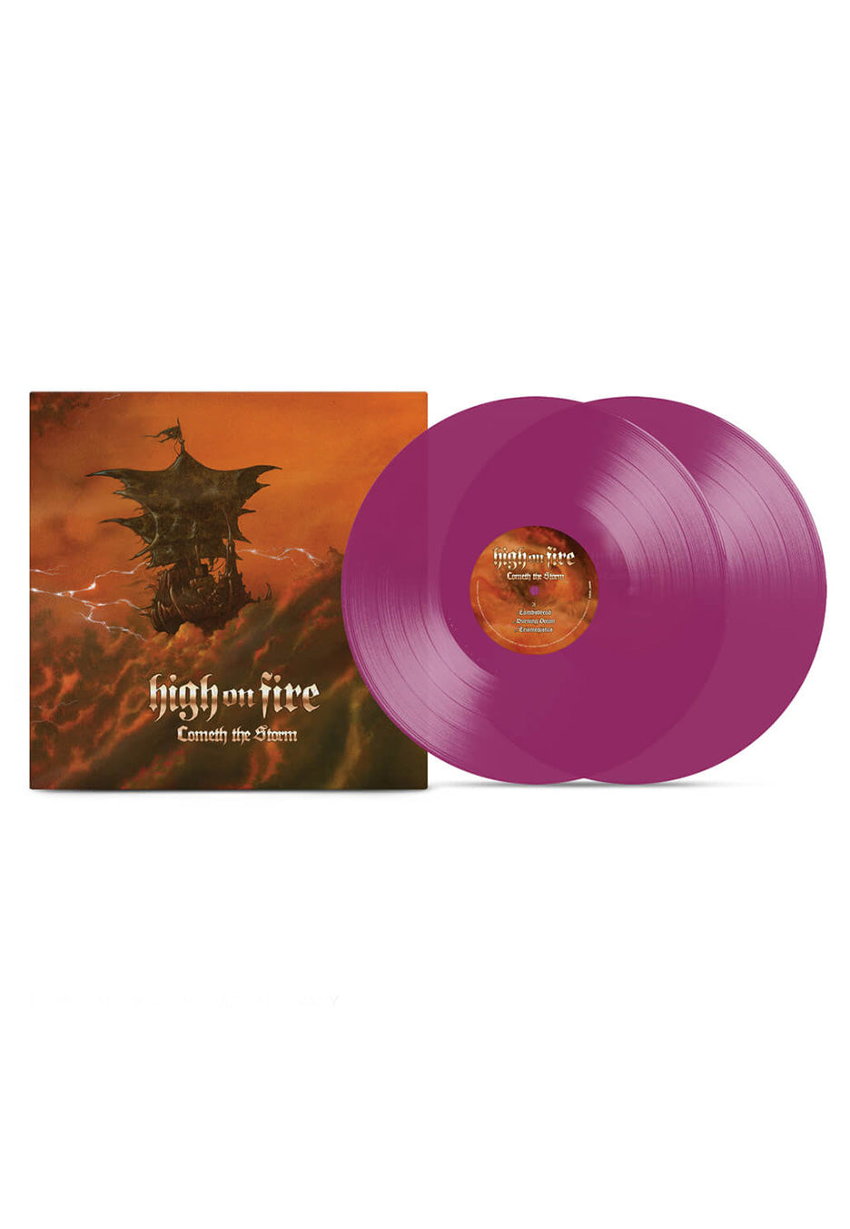 High On Fire - Cometh The Storm Ltd. Grape - Colored 2 Vinyl Cheap Pice Low Shipping Fee