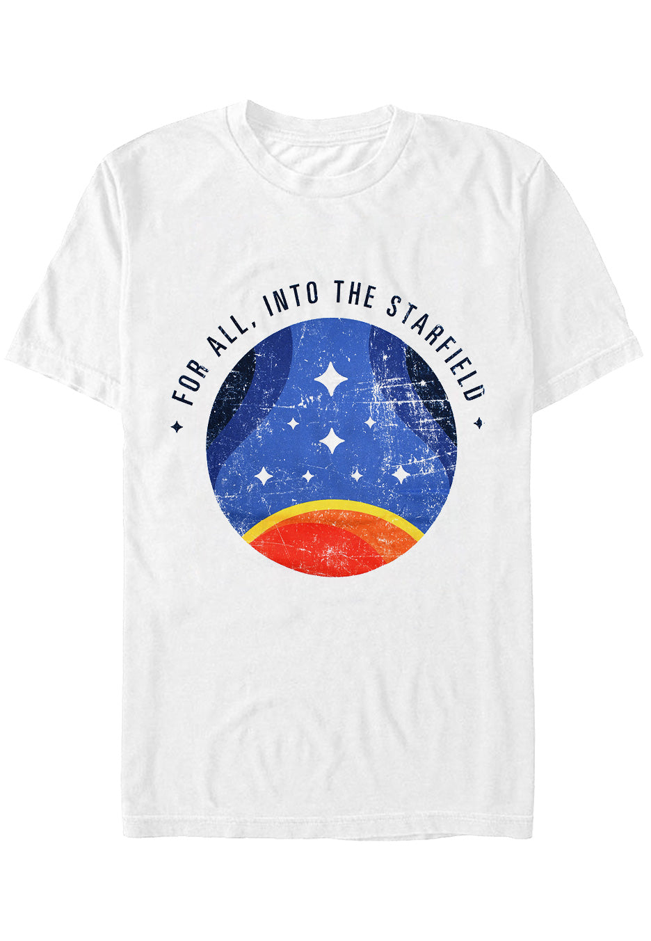 Starfield - For All Into The Starfield White - T-Shirt Buy Cheap Fashion Style