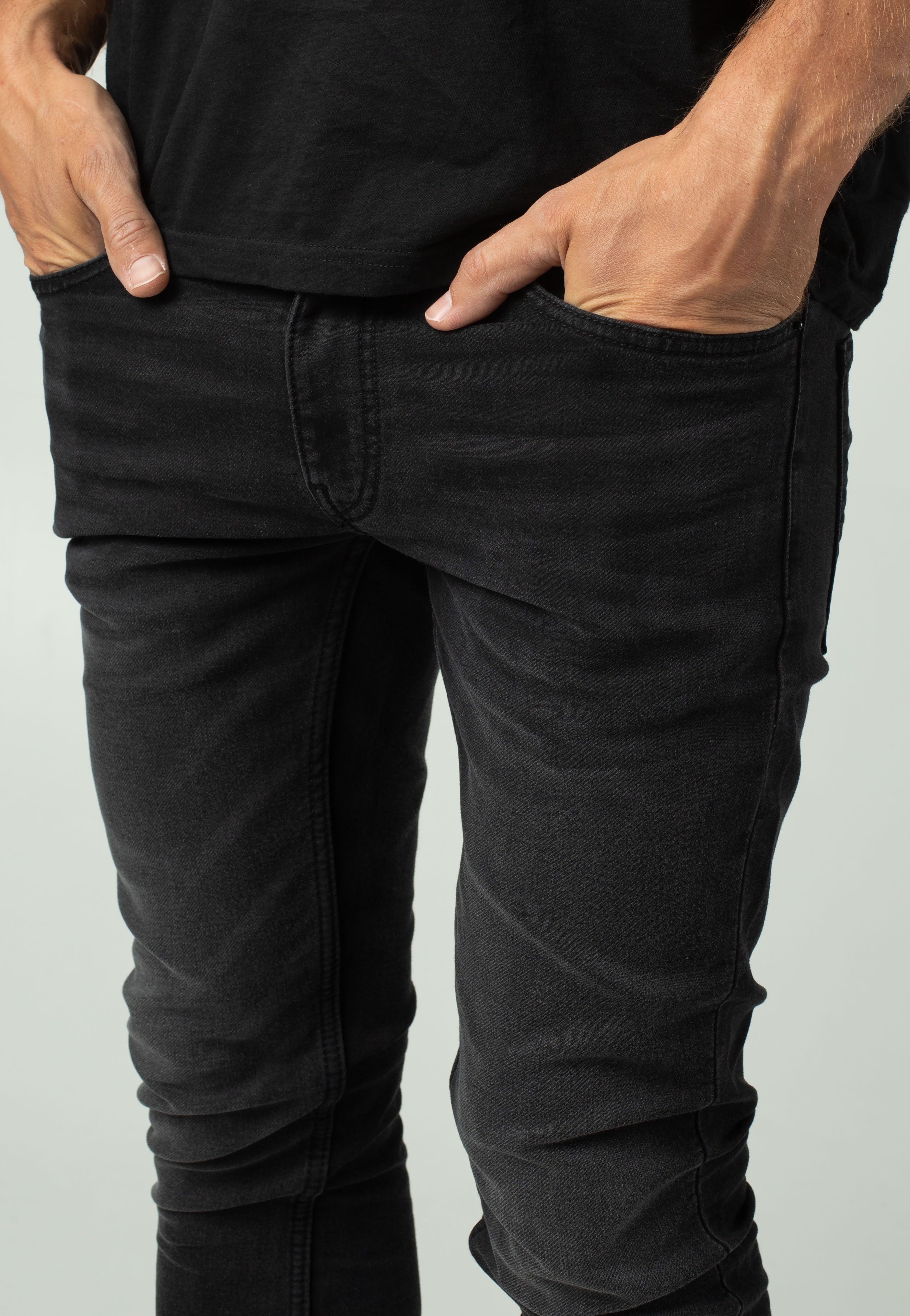 Only & Sons - Warp Skinny Jogg Washed Black - Jeans Find Great Online