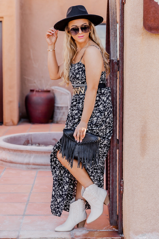 Live A Little Black Floral Maxi Dress FINAL SALE Cheap Sale Enjoy