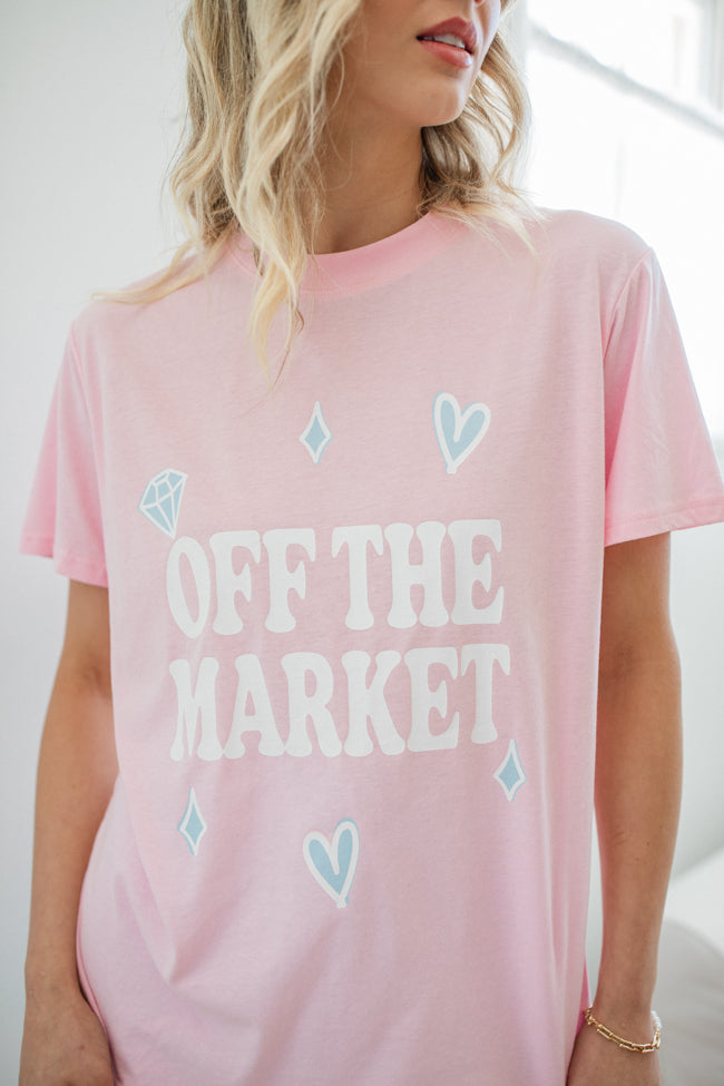 Off The Market Light Pink Oversized Graphic Tee 2025 Online