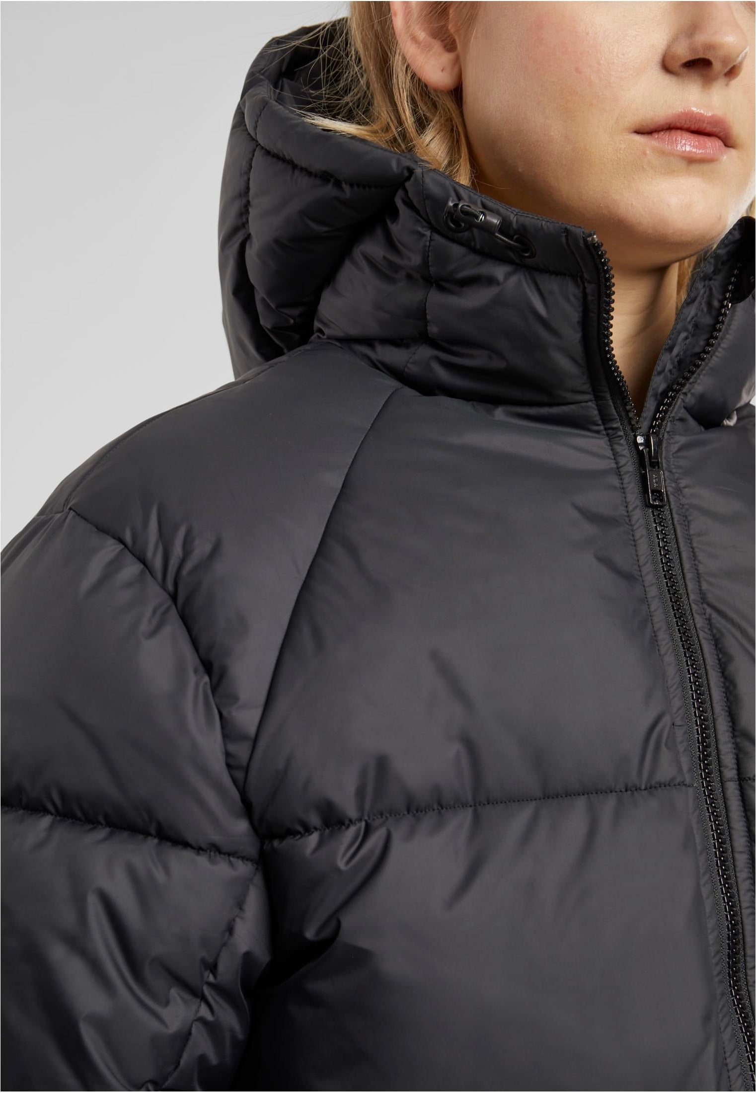 Urban Classics - Ladies Long Puffer Black - Jacket Free Shipping Marketable