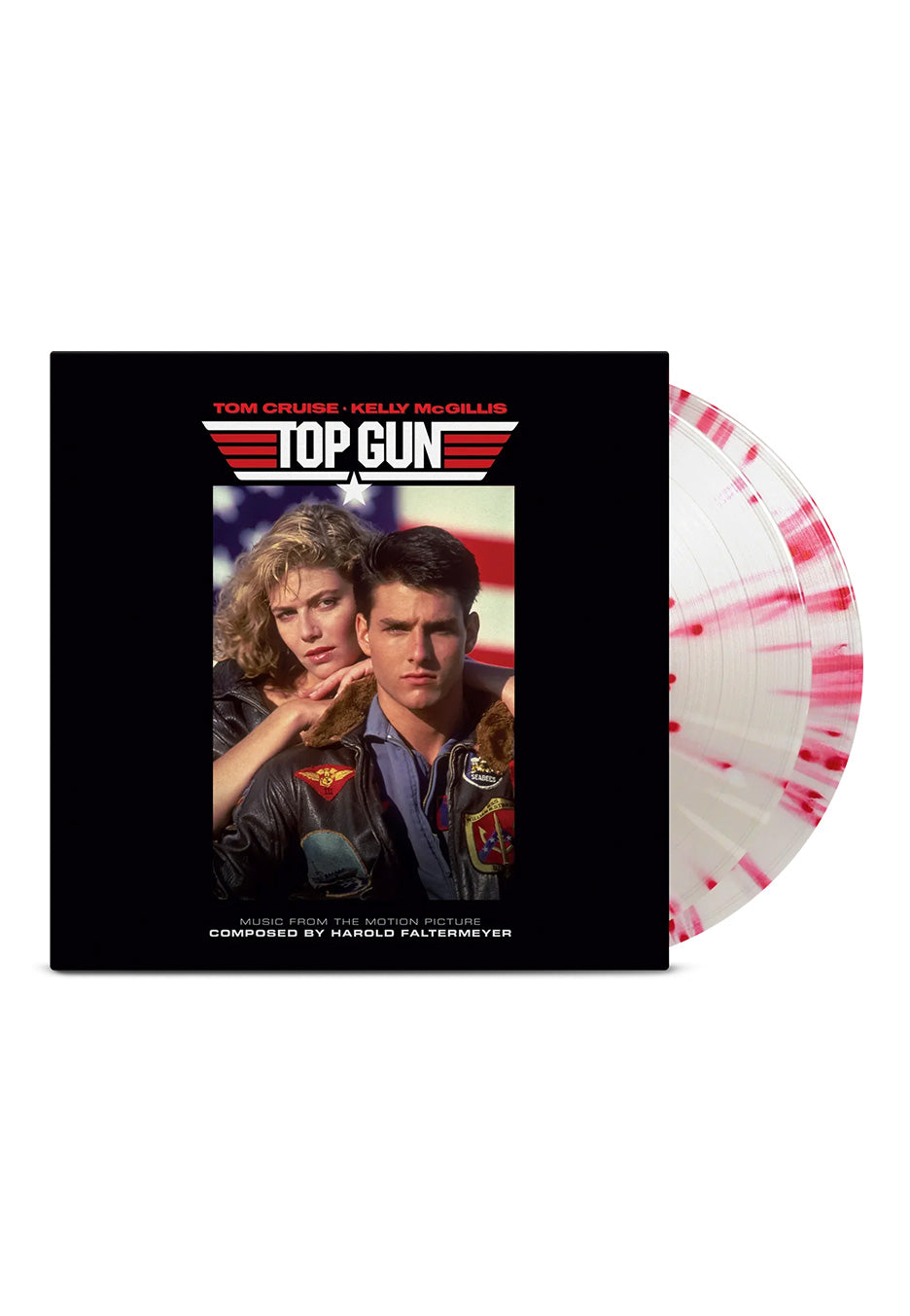 Top Gun - Top Gun OST (Harold Faltermeyer) Ltd. Clear w/ Pink - Splattered 2 Vinyl Collections For Sale