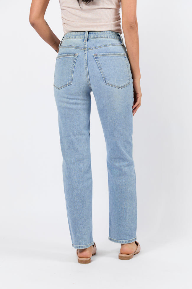 Eden Light Wash Straight Leg Jean Cheap Pice From China