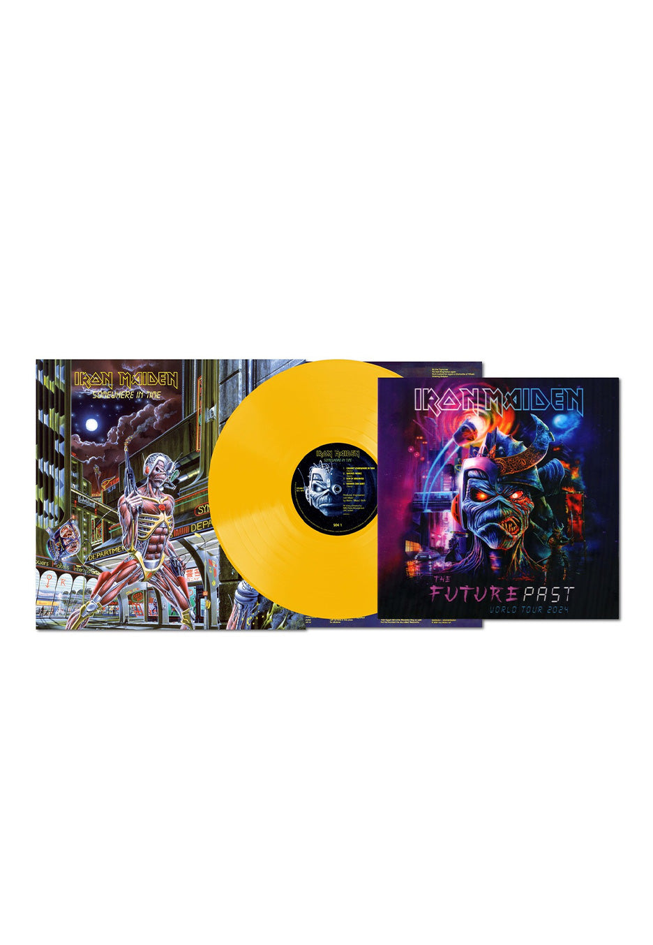 Iron Maiden - Somewhere In Time Ltd. Yellow - Colored Vinyl + Tour Lenticular Cheap Visit