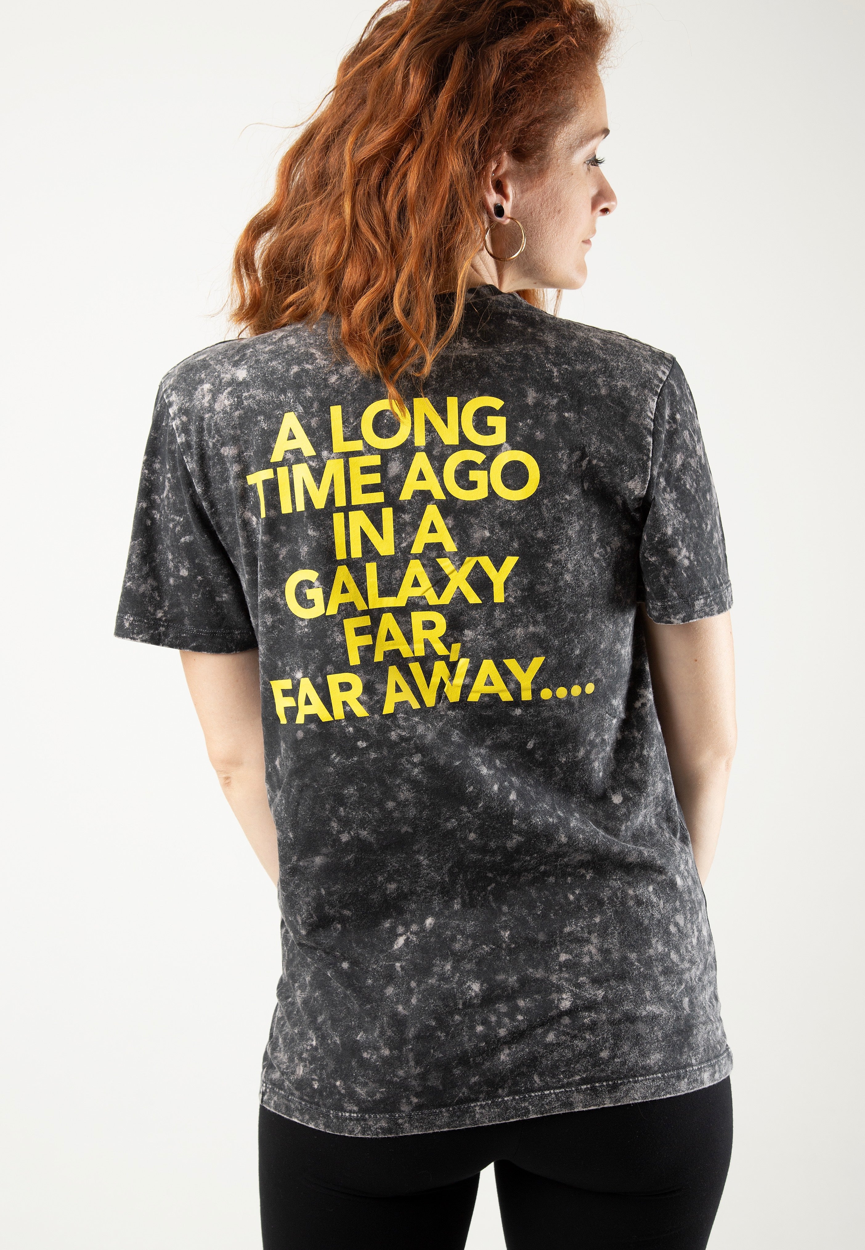 Star Wars - In A Galaxy Far Away Charcoal - T-Shirt Outlet Store Locations