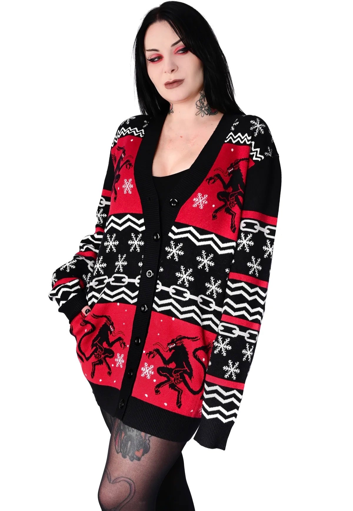 Foxblood - Krampus - Cardigan Cheap Sale Exclusive