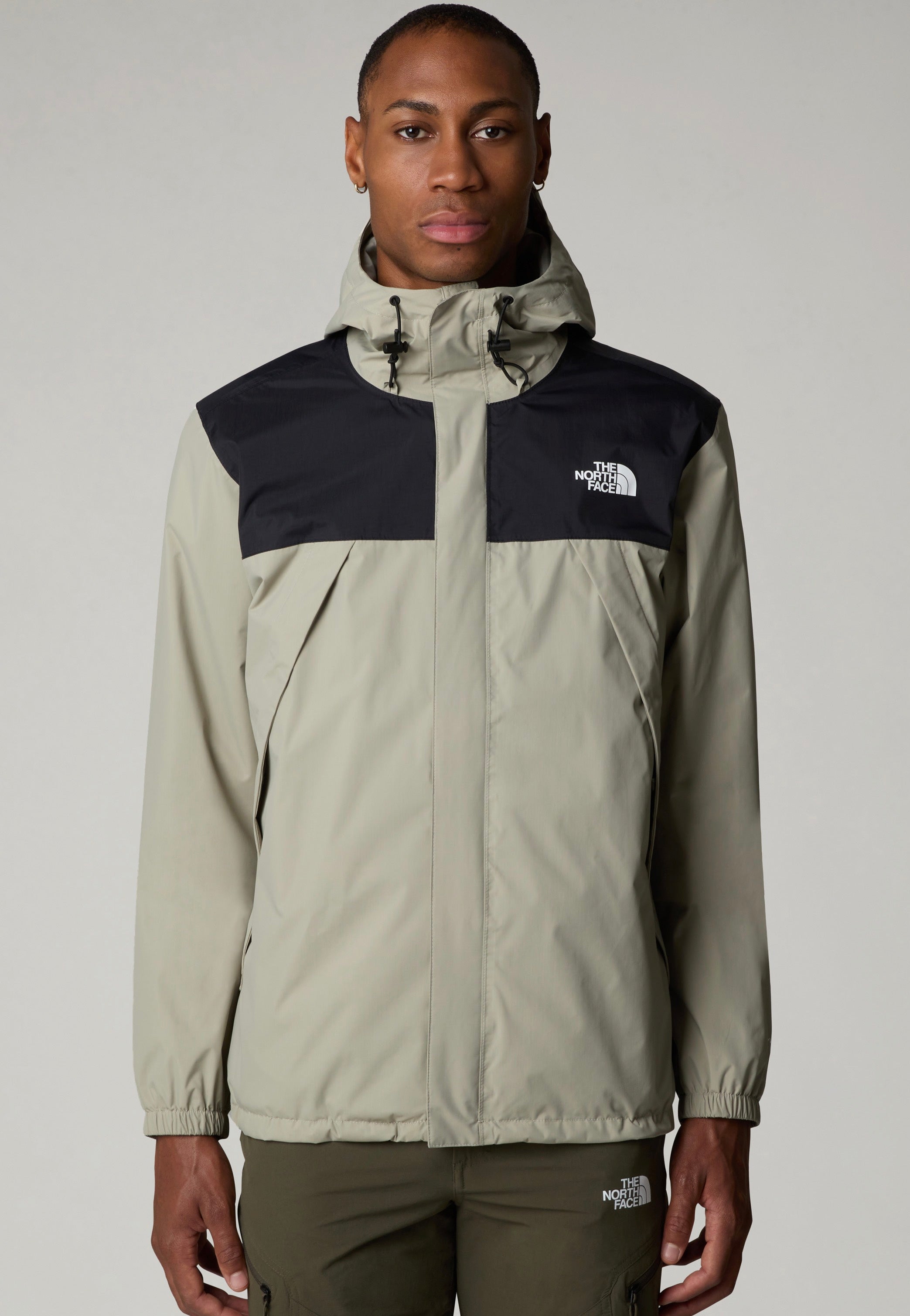 The North Face - Antora Clay Grey/Tnf Black - Jacket Free Shipping New Styles