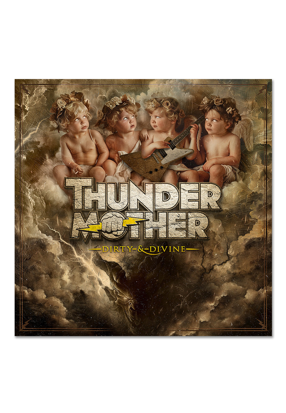 Thundermother - Dirty & Divine Ltd. Gold - Colored Vinyl + Artprint Sale Shop Offer