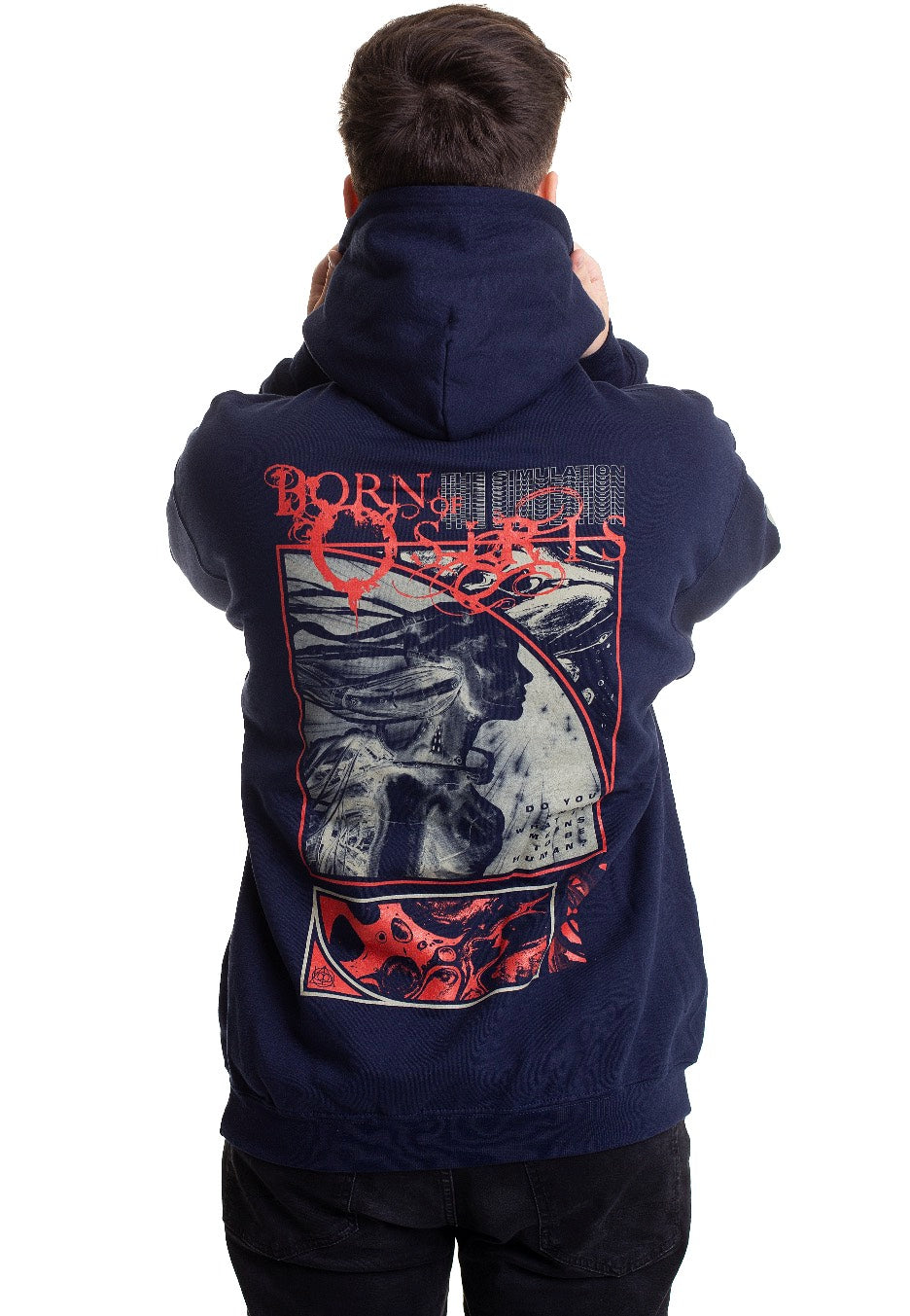 Born Of Osiris - Under The Gun Navy - Hoodie Visit New Online