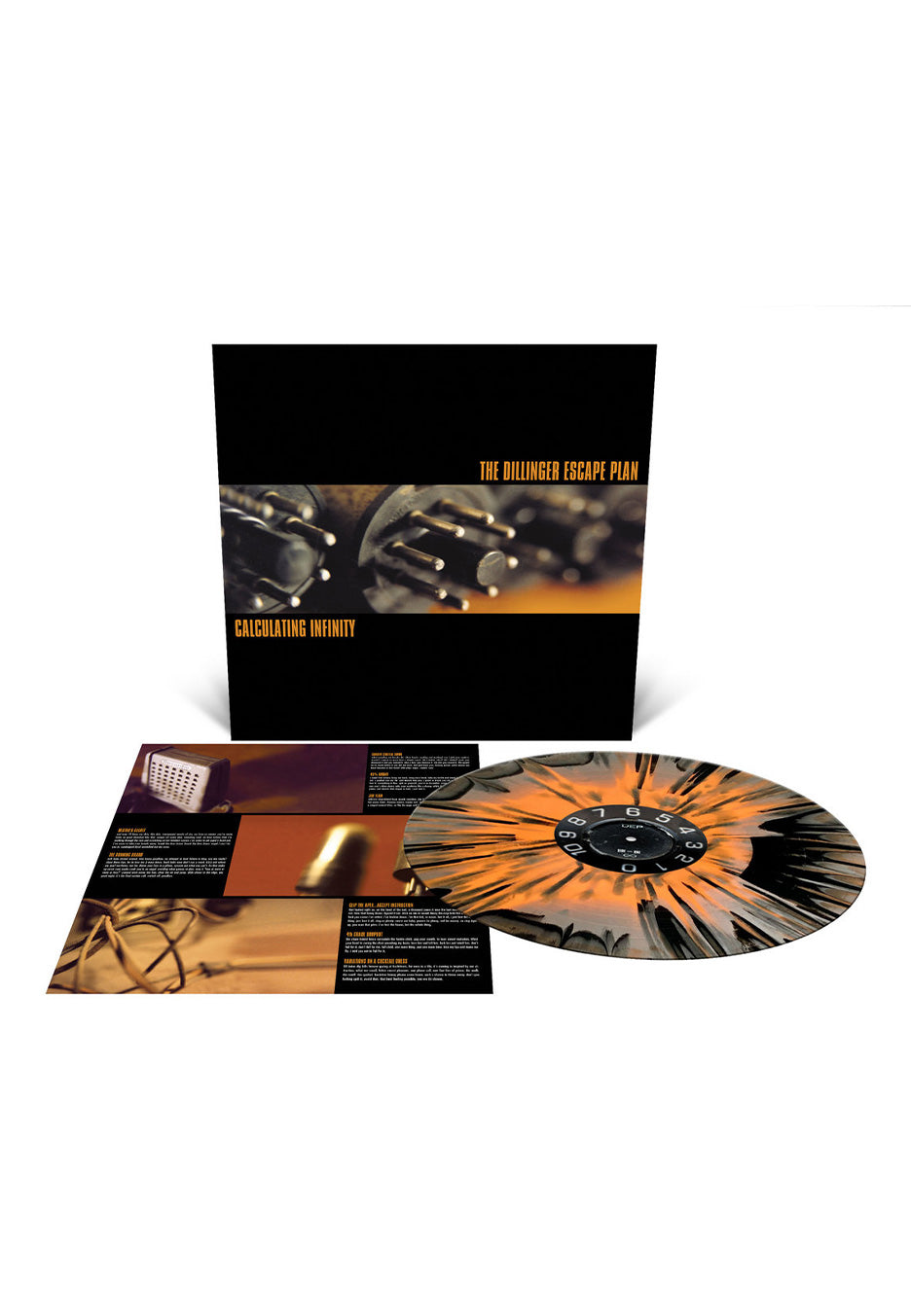 The Dillinger Escape Plan - Calculating Infinity Ltd. Orange/Silver/Black - Splatter Vinyl Cheap Sale Cheapest