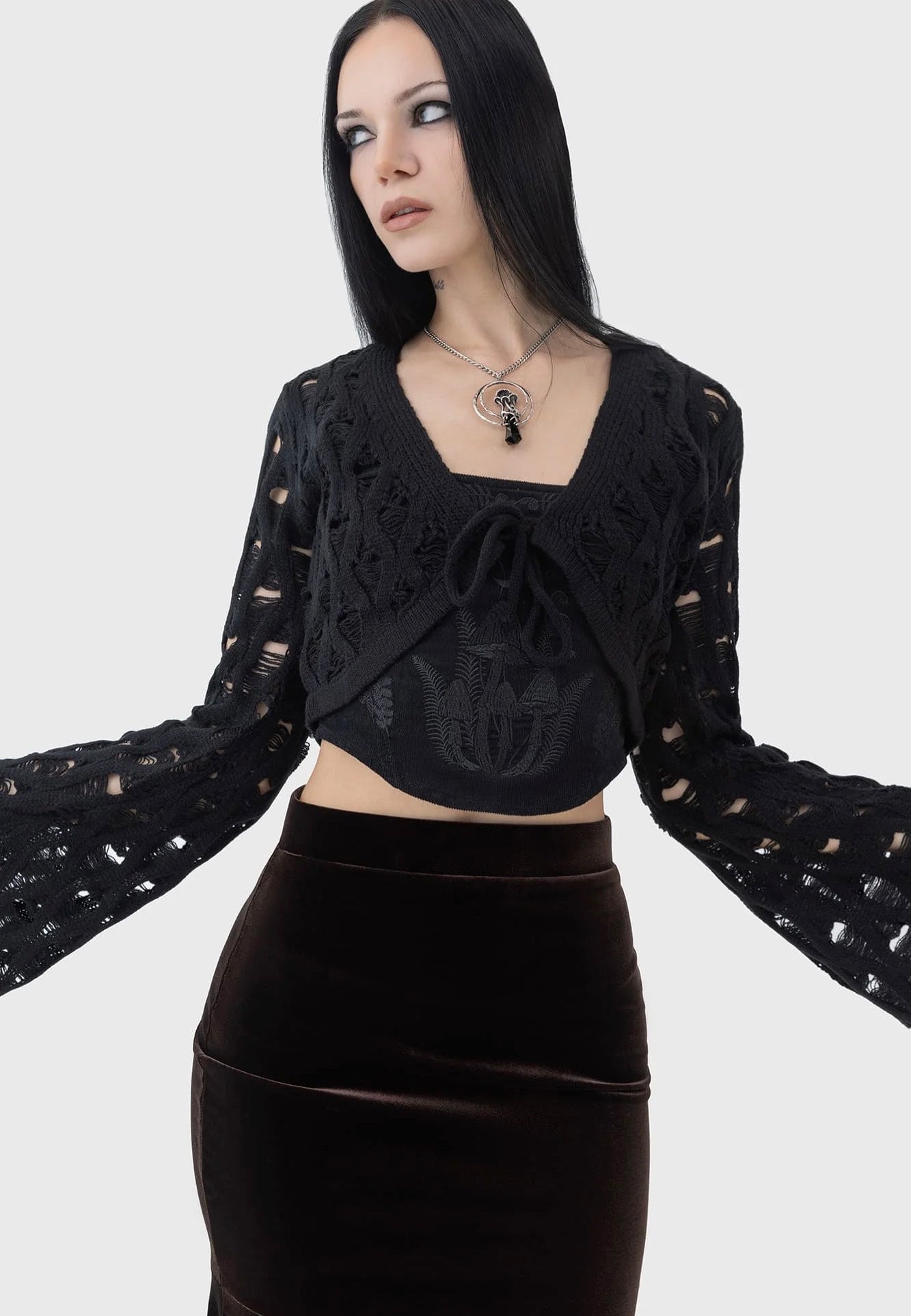 Killstar - Ethemea Black - Bolero Fashionable For Sale