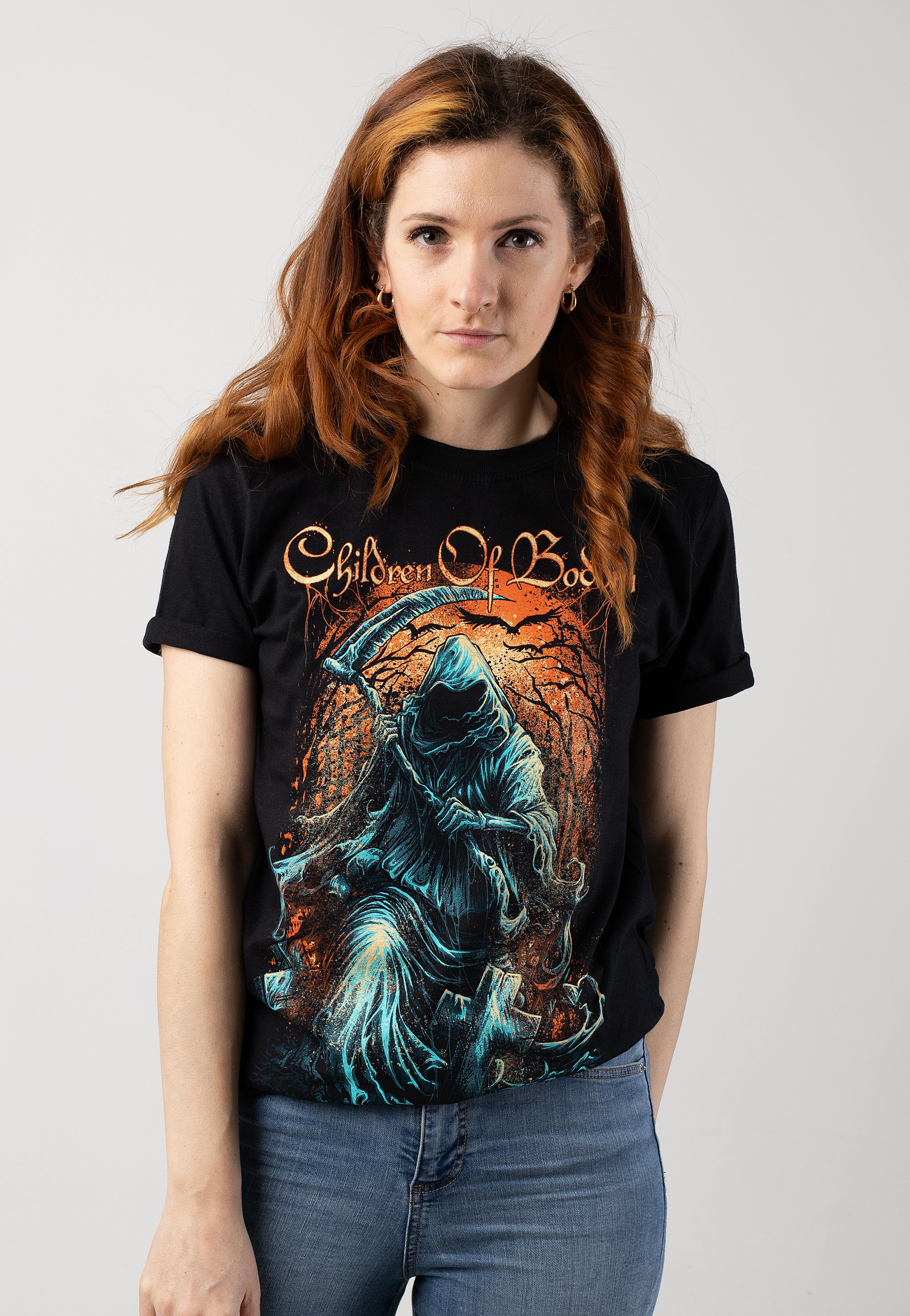 Children Of Bodom - Grim Reaper - T-Shirt Fashionable Cheap Online