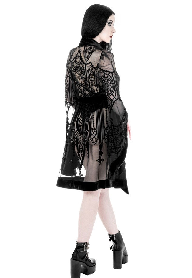 Restyle - Cathedralis Sheer Black - Cloak Buy Cheap With Credit Card