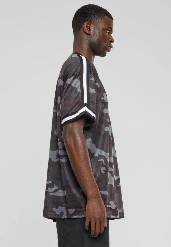 Urban Classics - Oversized Mesh Darkcamo - T-Shirt Discount Best Store To Get