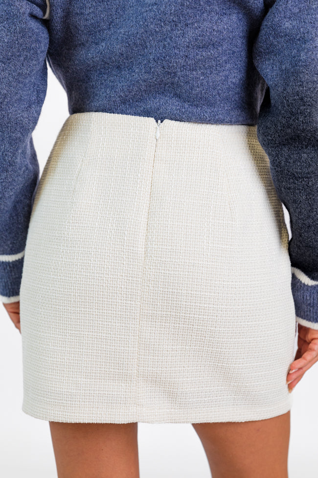 This Time Ivory Tweed Skort FINAL SALE Free Shipping Factory Outlet