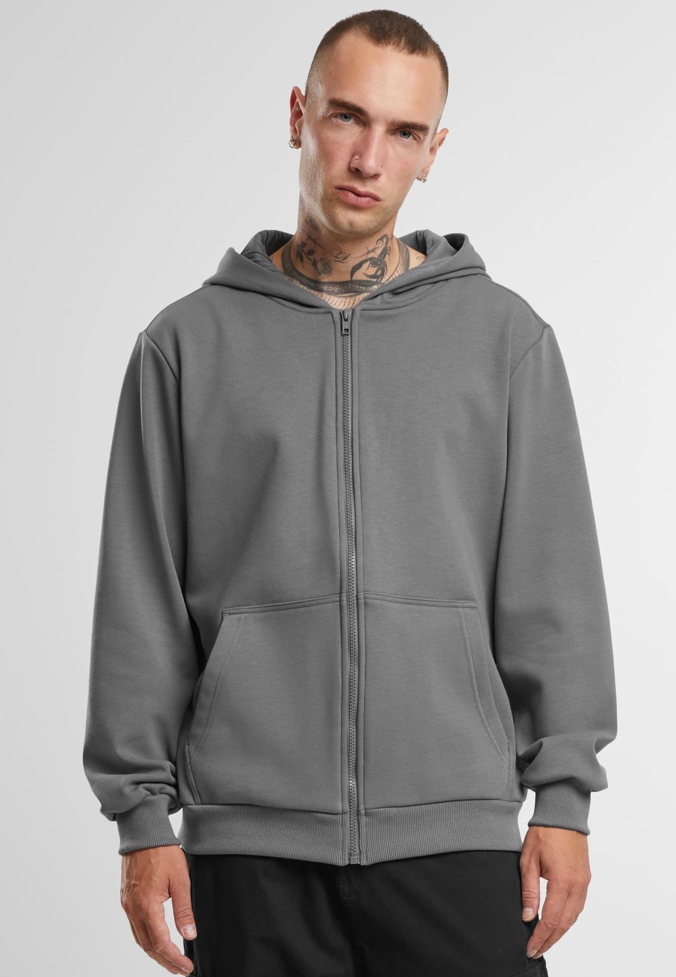 Urban Classics - Cozy Zip Cloudgrey - Zipper Buy Cheap Largest Supplier