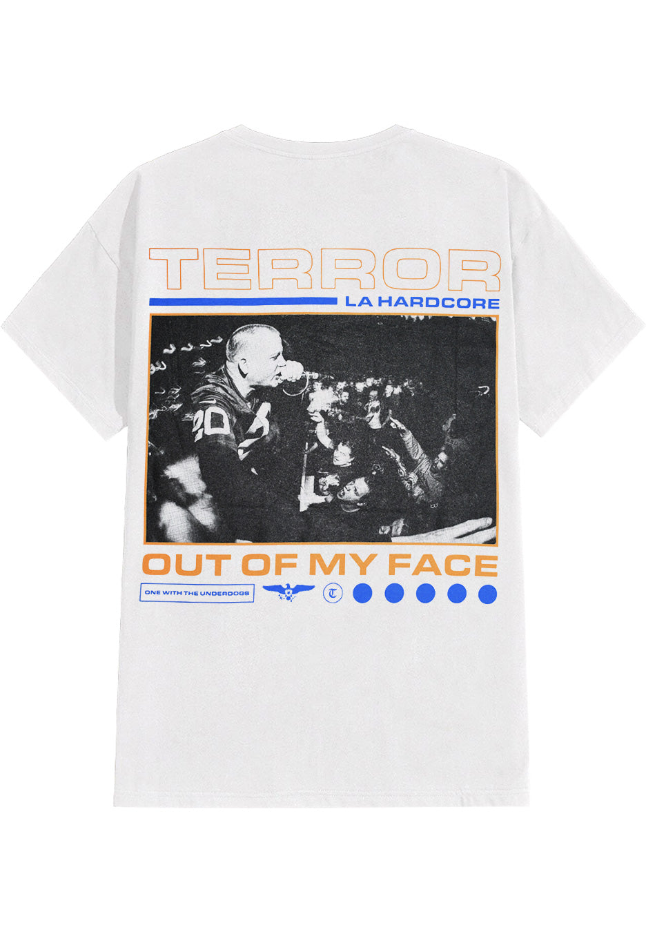 Terror - Out Of My Face White - T-Shirt Affordable Online