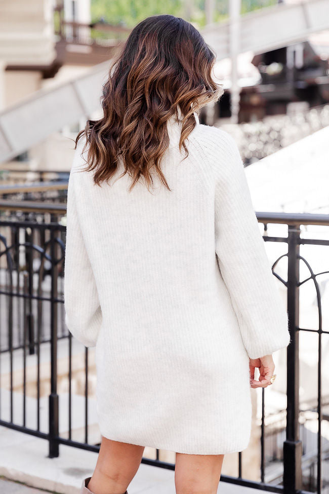 Cozy in Colorado Turtleneck Sweater Dress SALE Sale Cost