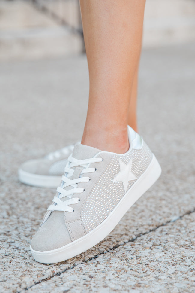 Karlie Taupe Rhinestone Star Sneaker Online Online Original