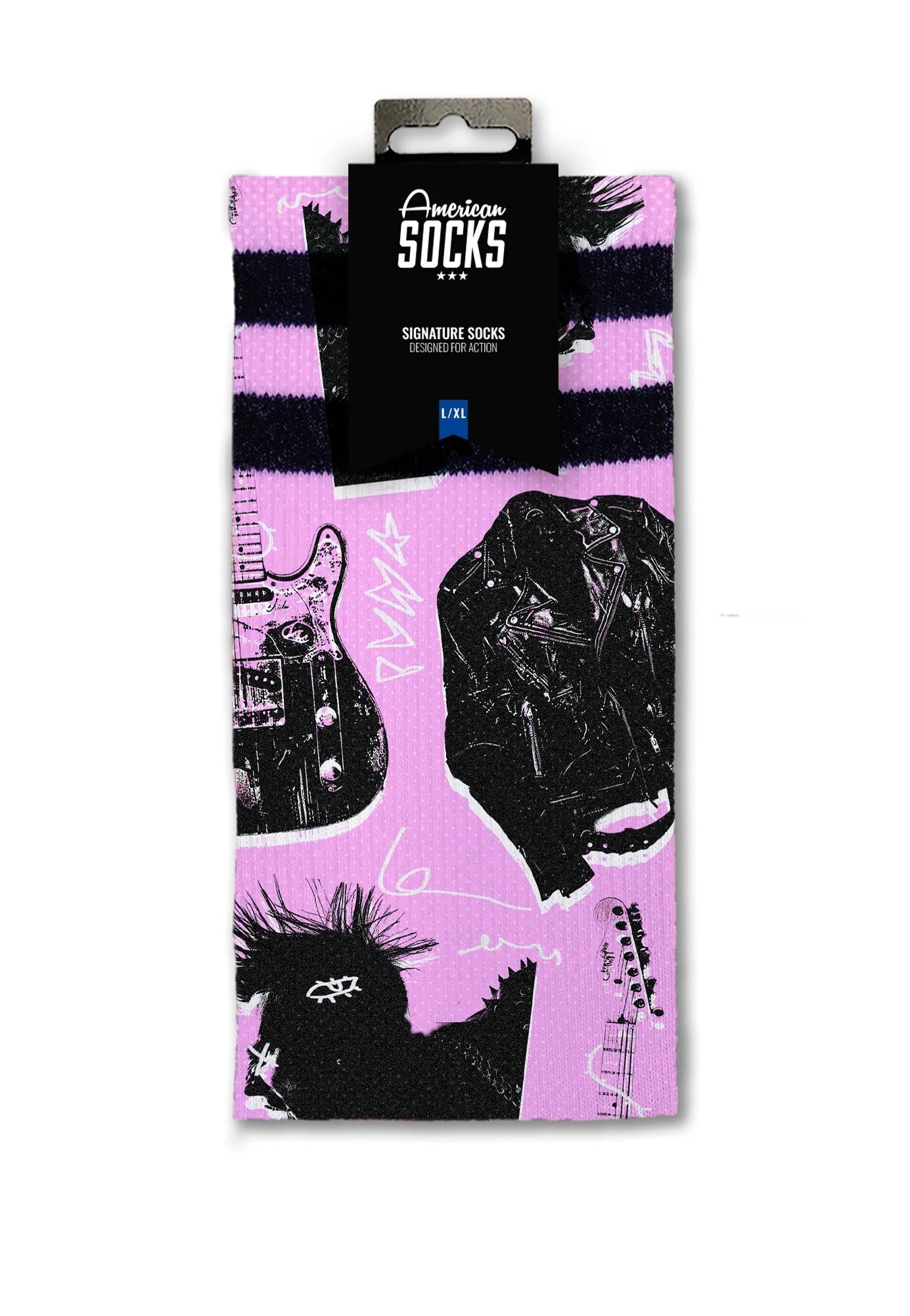 American Socks - Street Riot Mid High Pink - Socks Best Sale For Sale