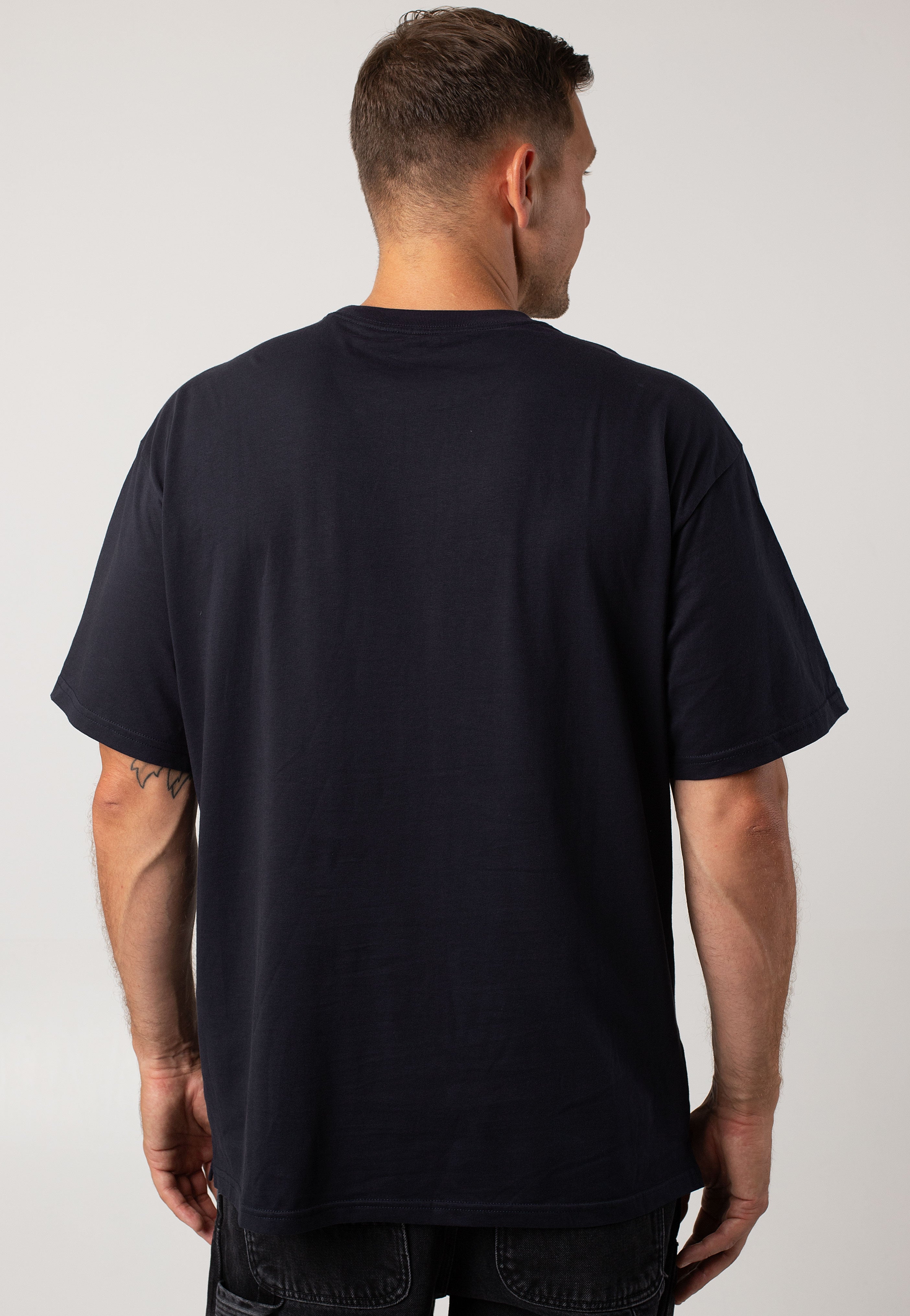 Carhartt WIP - Madison Dark Navy / White - T-Shirt Discount Big Sale