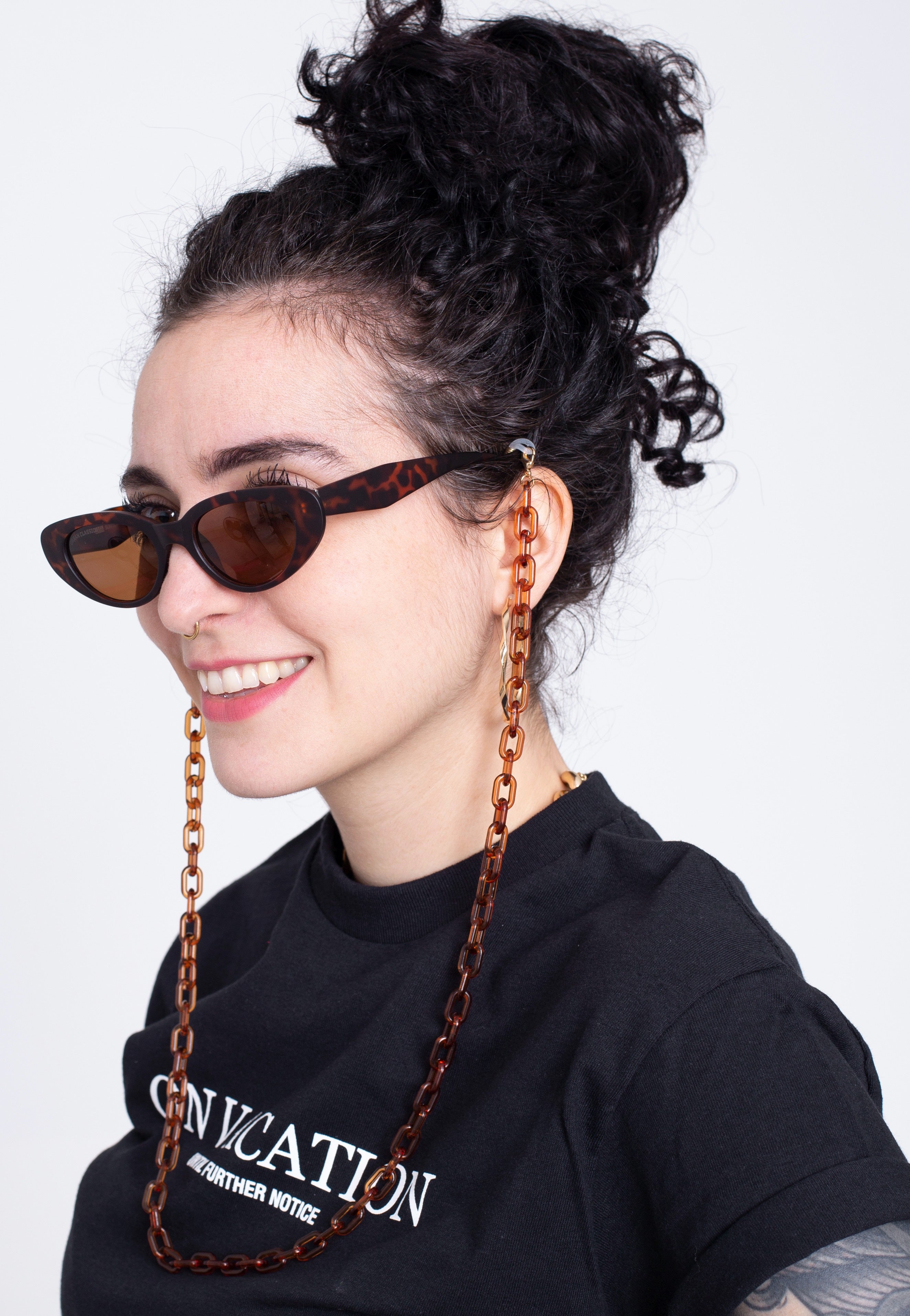 Urban Classics - Puerto Rico With Chain Brown - Sunglasses Cheap Sale Wholesale Pice