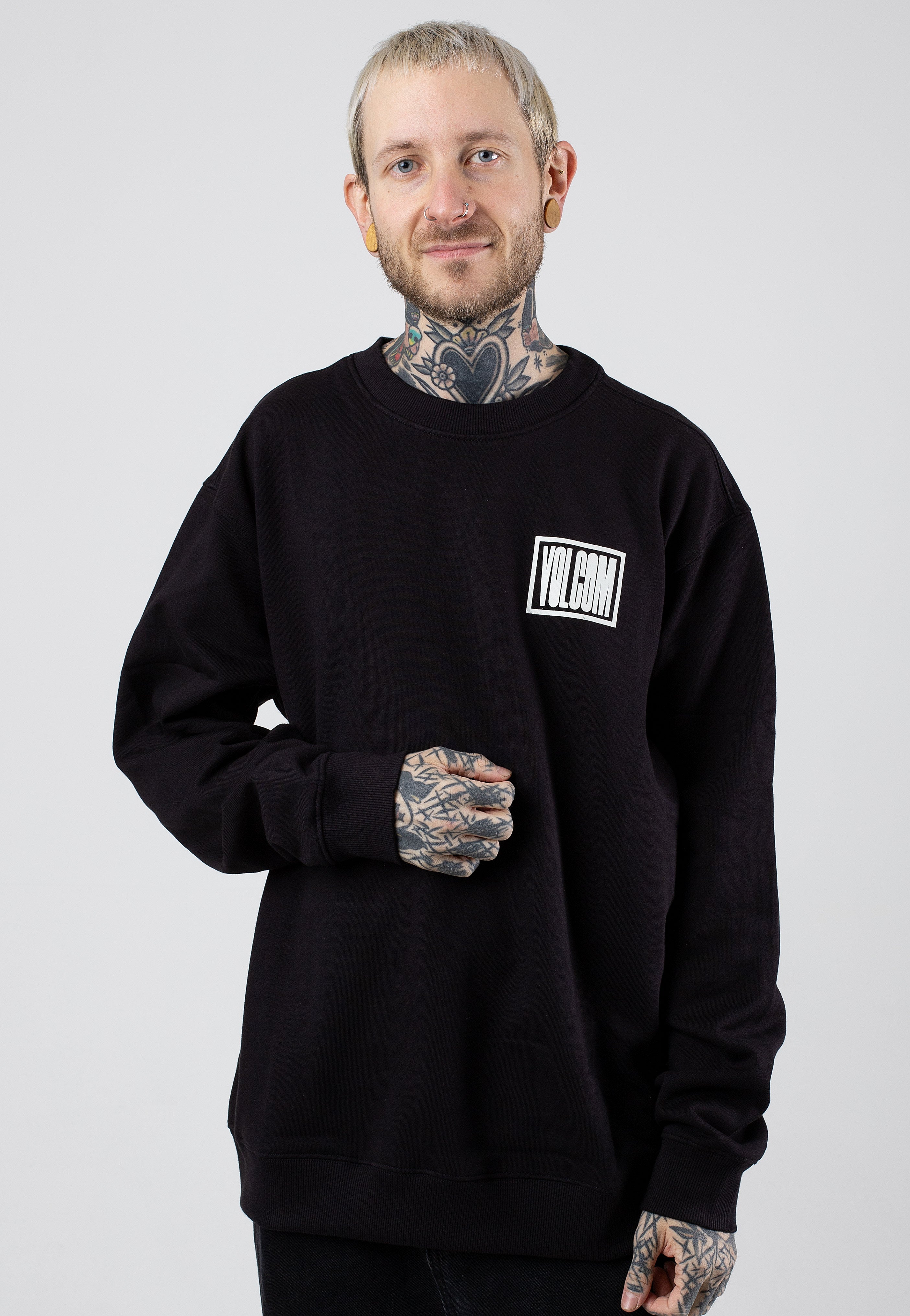 Volcom - Watanite Crew Black - Sweater Sale Best Wholesale