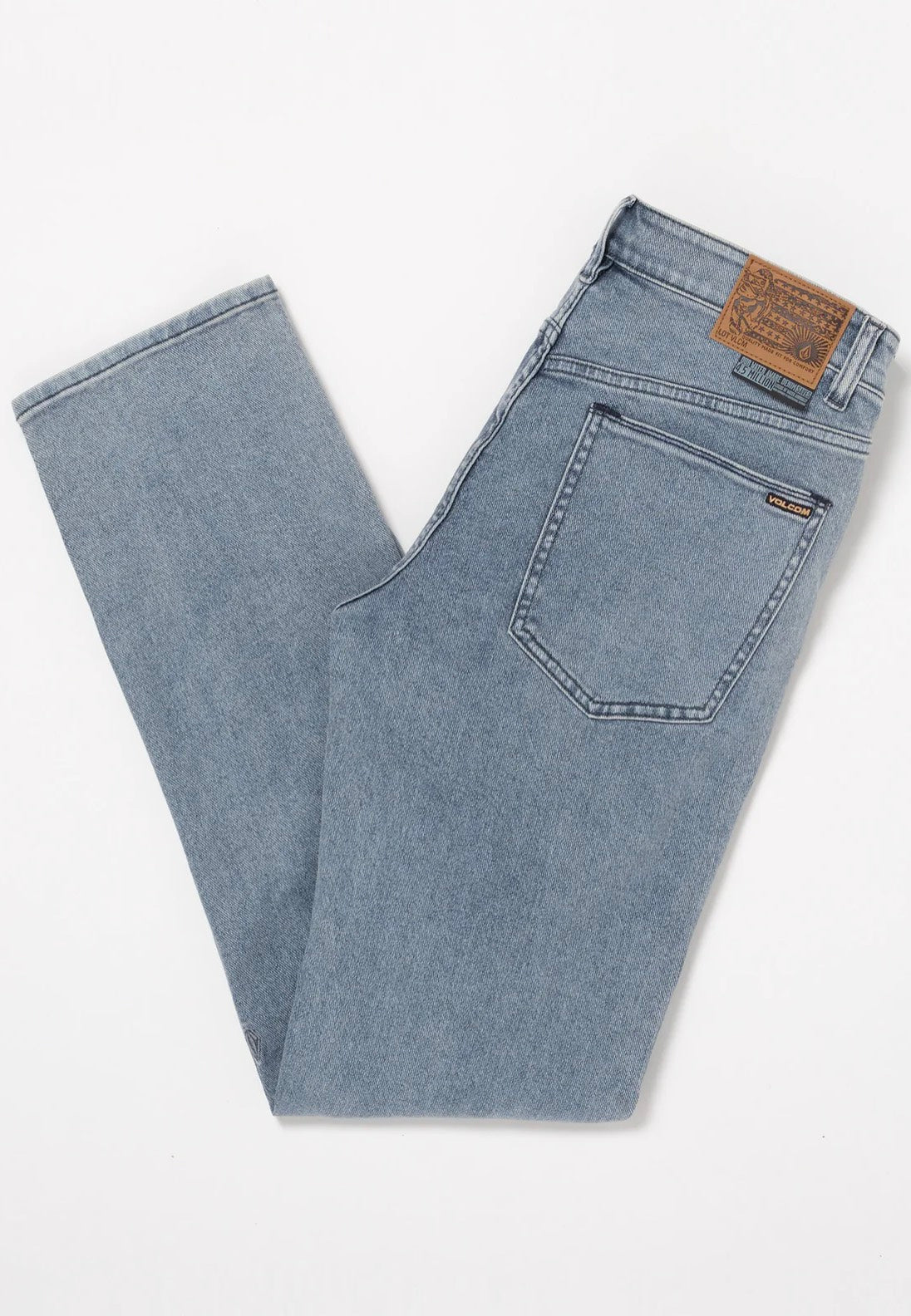 Volcom - Solver Ash Blue - Jeans Cheap Sale View