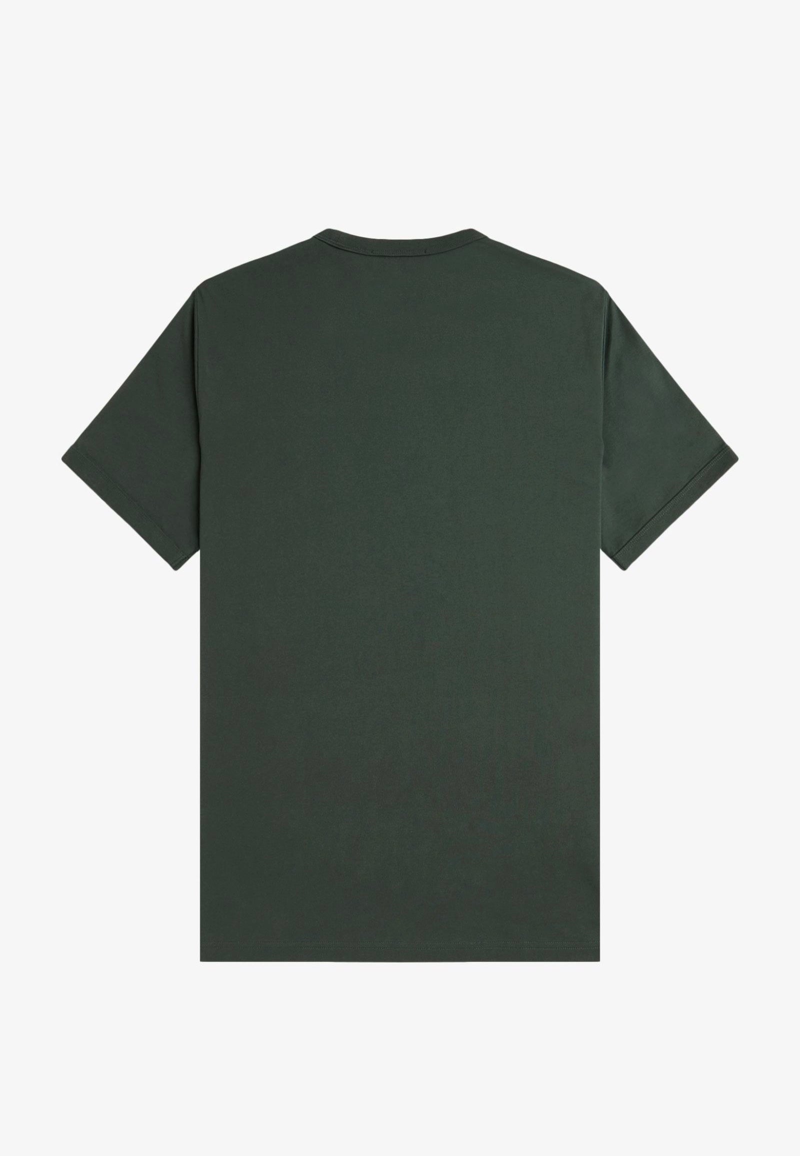 Fred Perry - Ringer Court Green - T-Shirt Outlet Cheap Online