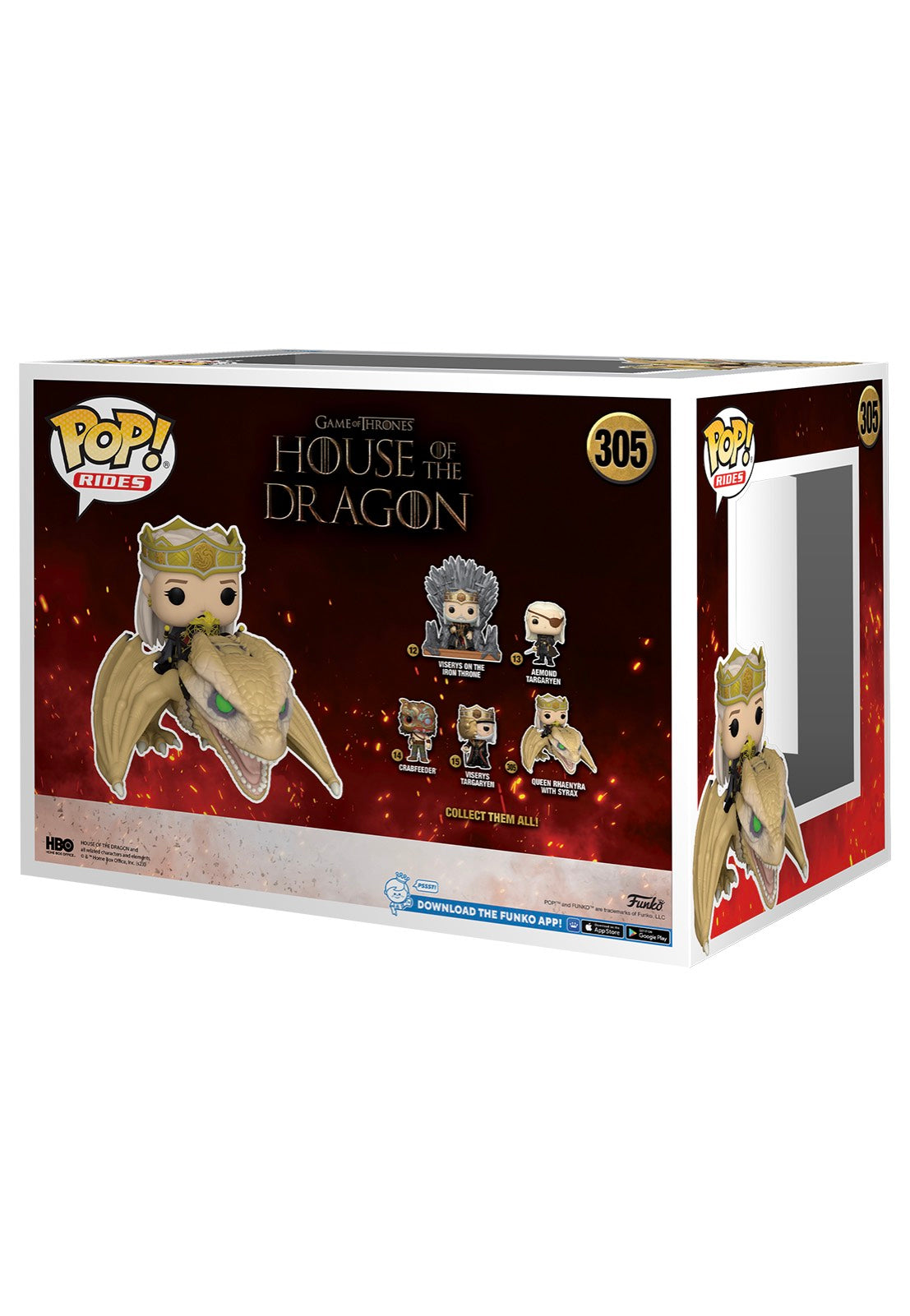 House Of The Dragon - Rhaenyra w/ Syrax POP! Rides Deluxe - Funko Pop Latest Sale Online