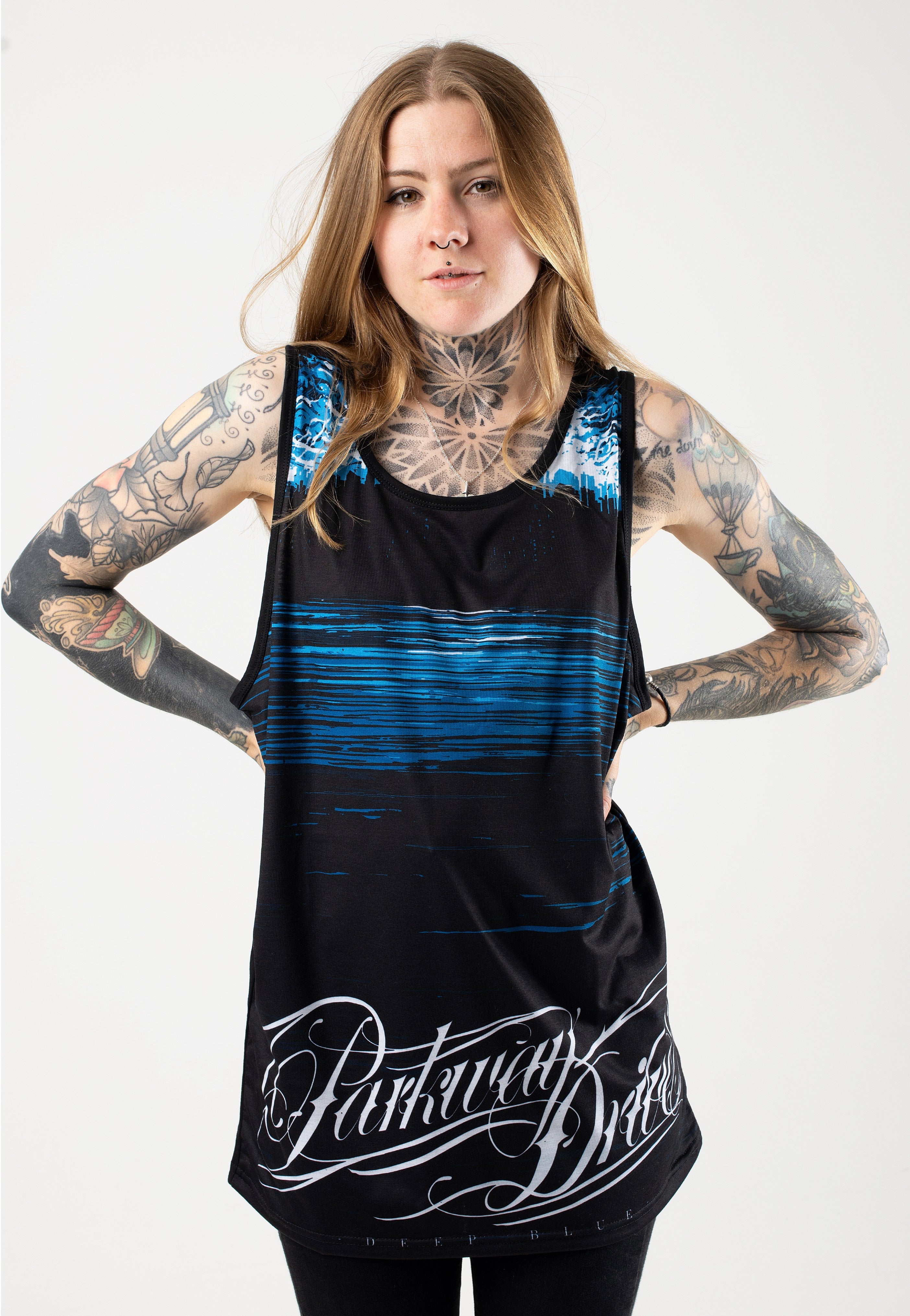 Parkway Drive - Deep Blue Allover - Tank Comfortable