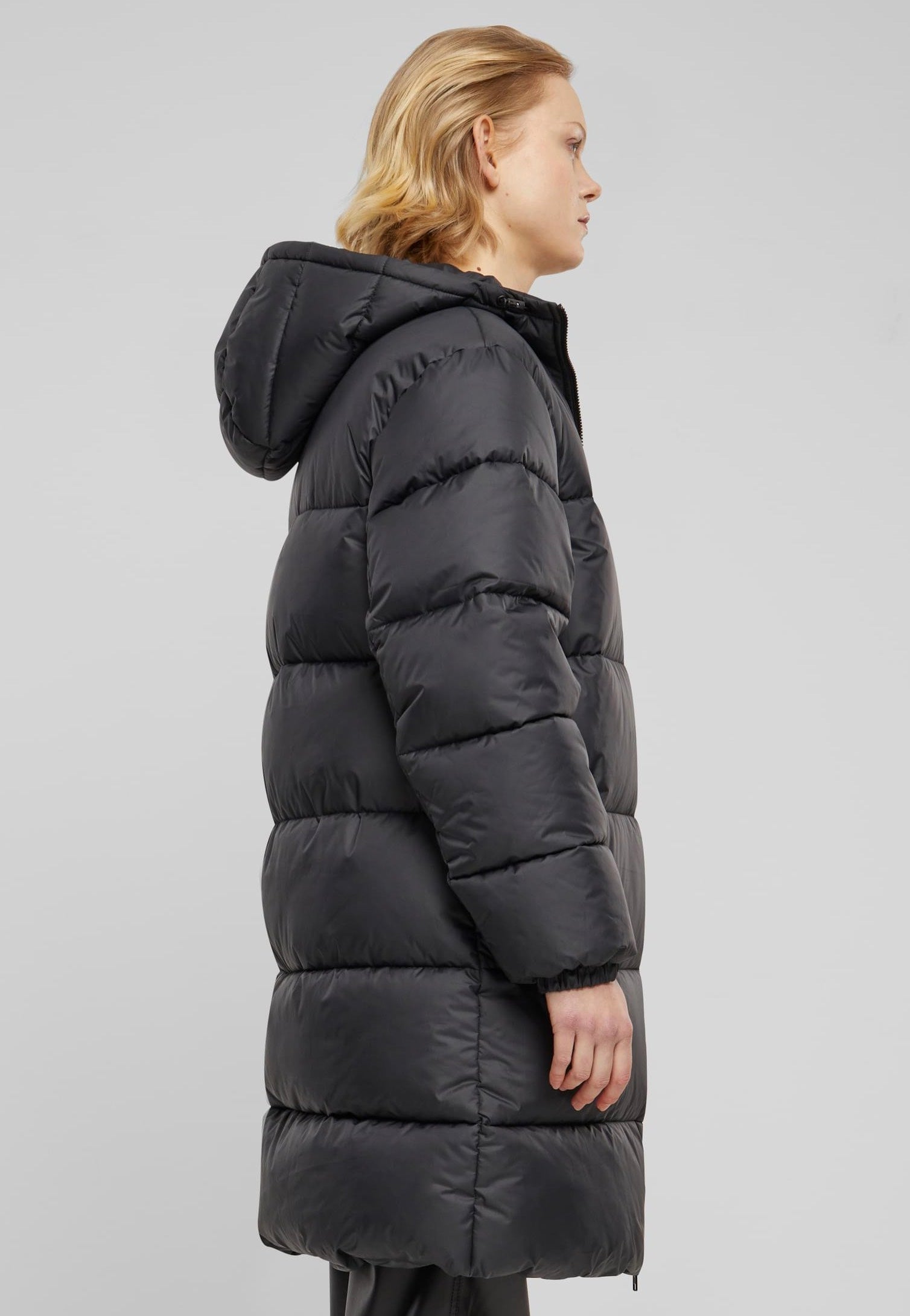 Urban Classics - Ladies Long Puffer Black - Jacket Free Shipping Marketable