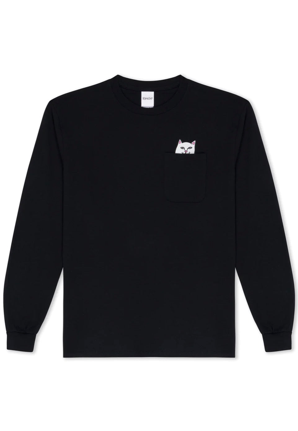 RIPNDIP - Lord Nermal Pocket Black - Longsleeve Cheap Sale Excellent