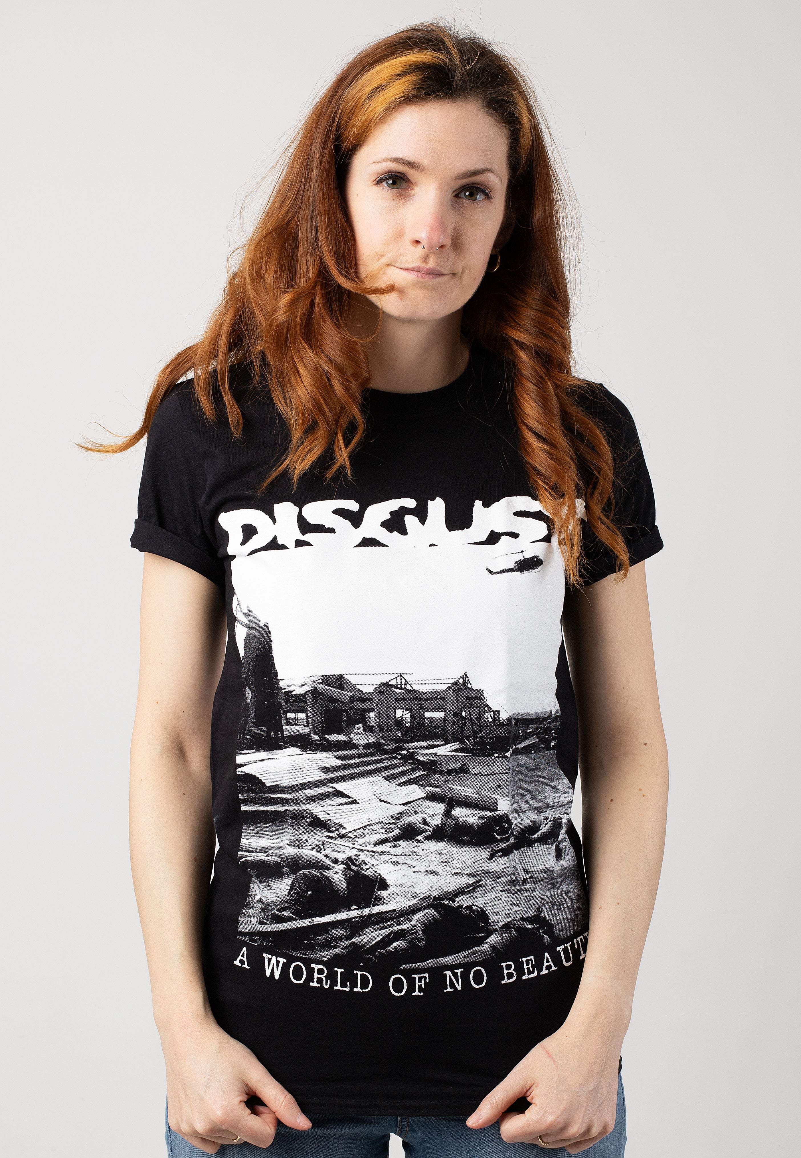 Disgust - A World Of No Beauty - T-Shirt Brand New Unisex