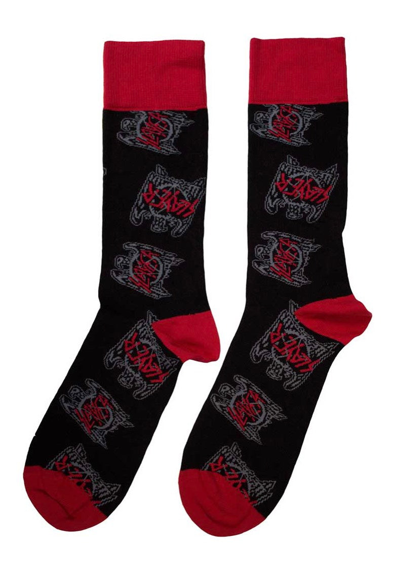 Slayer - Eagle Crest Pattern - Socks View For Sale