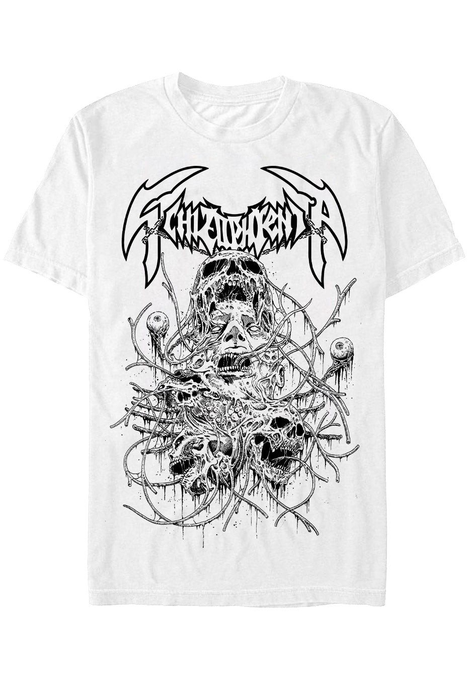 Schizophrenia - Cranial Disintegration White - T-Shirt Cheap Sale Visit New